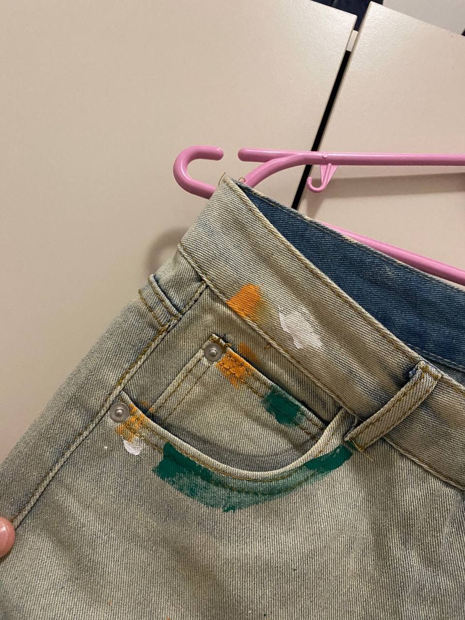 Japanese Brand × Vintage Flared Distressed Painter Jeans Size US 30 / EU 46 - 8 Thumbnail