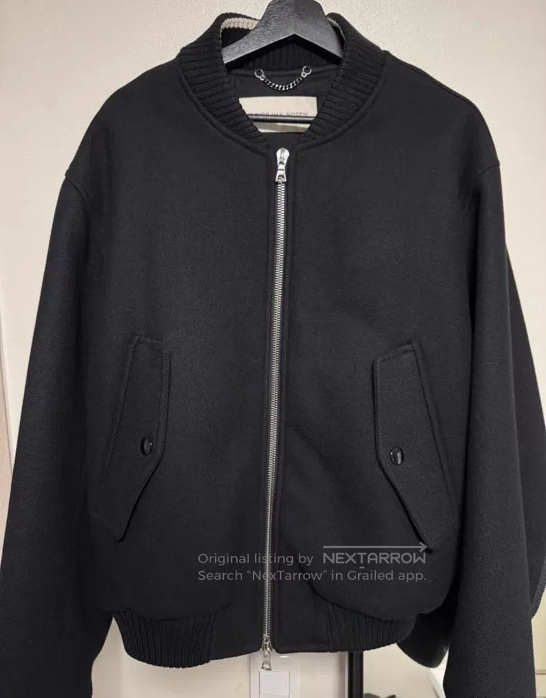 Dries Van Noten Dries Van Noten Bomber Jacket / Baseball Coat, Black Size US L / EU 52-54 / 3 - 2 Thumbnail