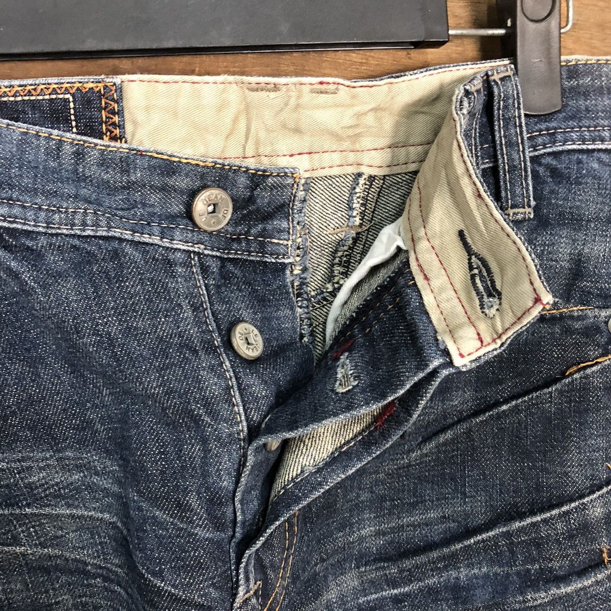 Marithe + Francois Girbaud DL Marithe Francois Girbaund faded Black Denim Pants #7317 Size US 31 - 13 Thumbnail
