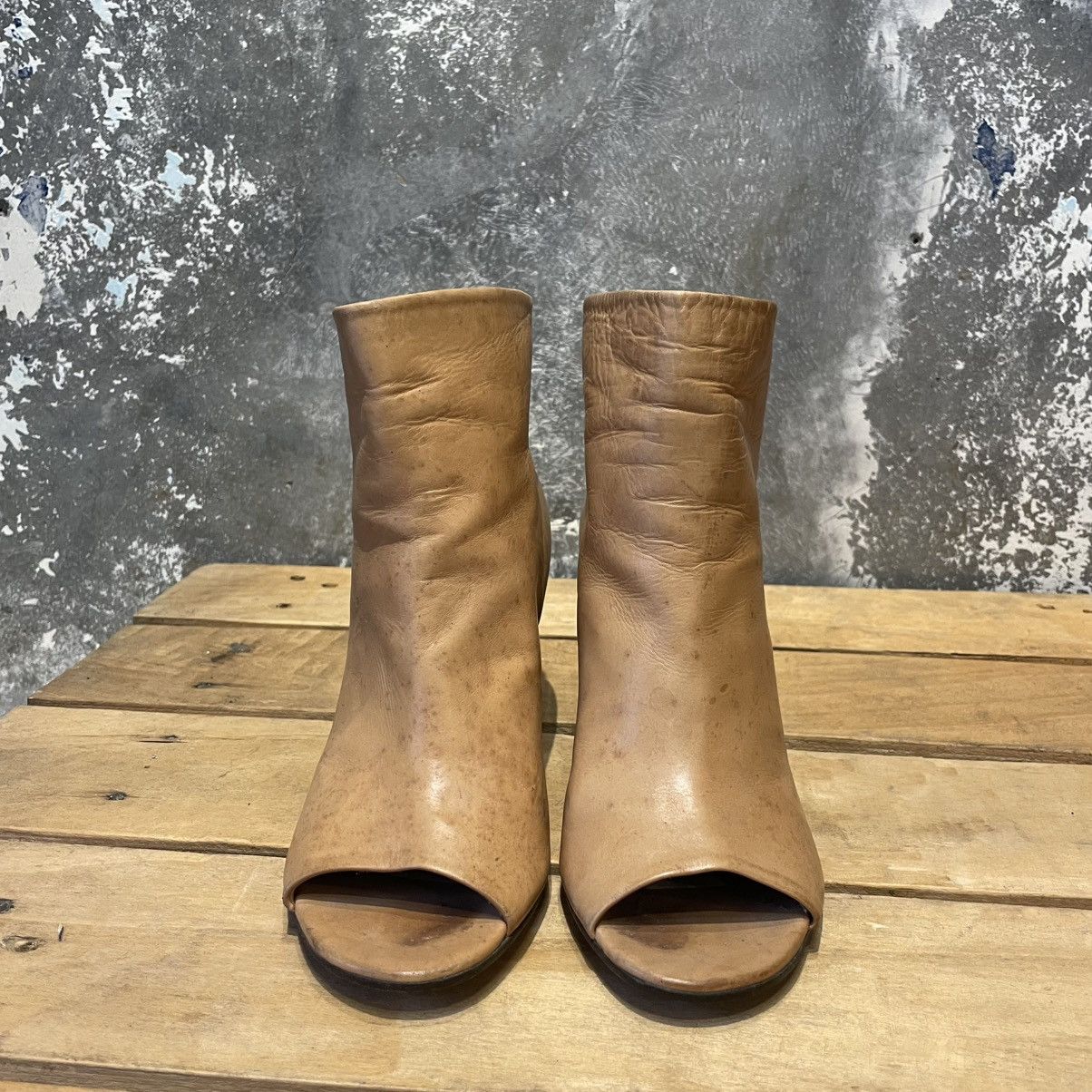 Maison Margiela Maison Martin Margiela Open Toe Peep Ankle Boots Size US 6 / IT 36 - 2 Thumbnail