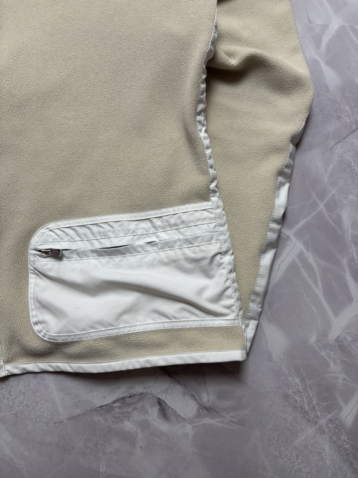 Frauenschuh × Vintage FRAUENSCHUH Womens Fleece Jacket Full Zip Beige Size XL Size XL / US 12-14 / IT 48-50 - 3 Thumbnail