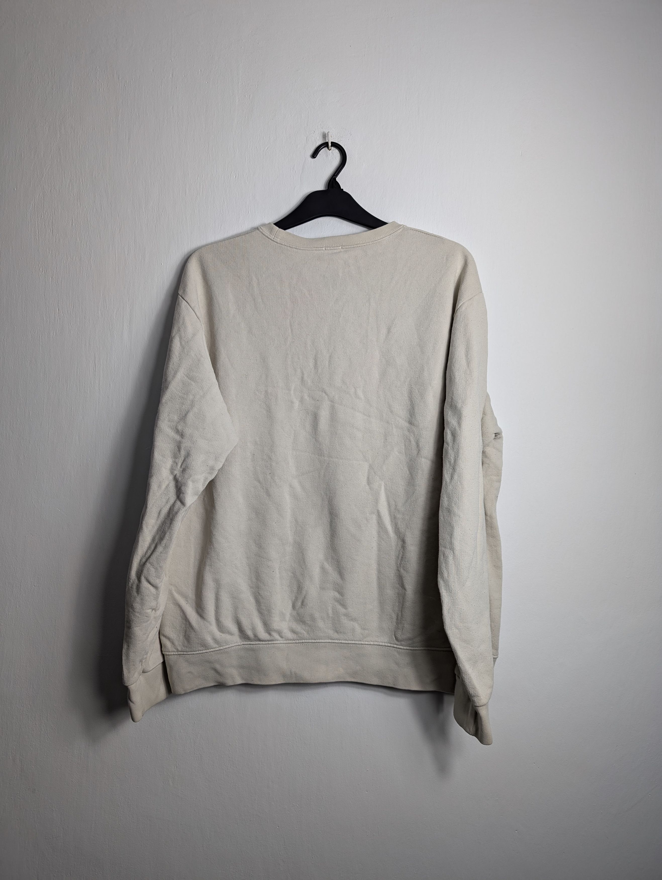 Vintage Vintage Cream Greenwich Sweatshirt y2k University Size XL / US 12-14 / IT 48-50 - 5 Thumbnail