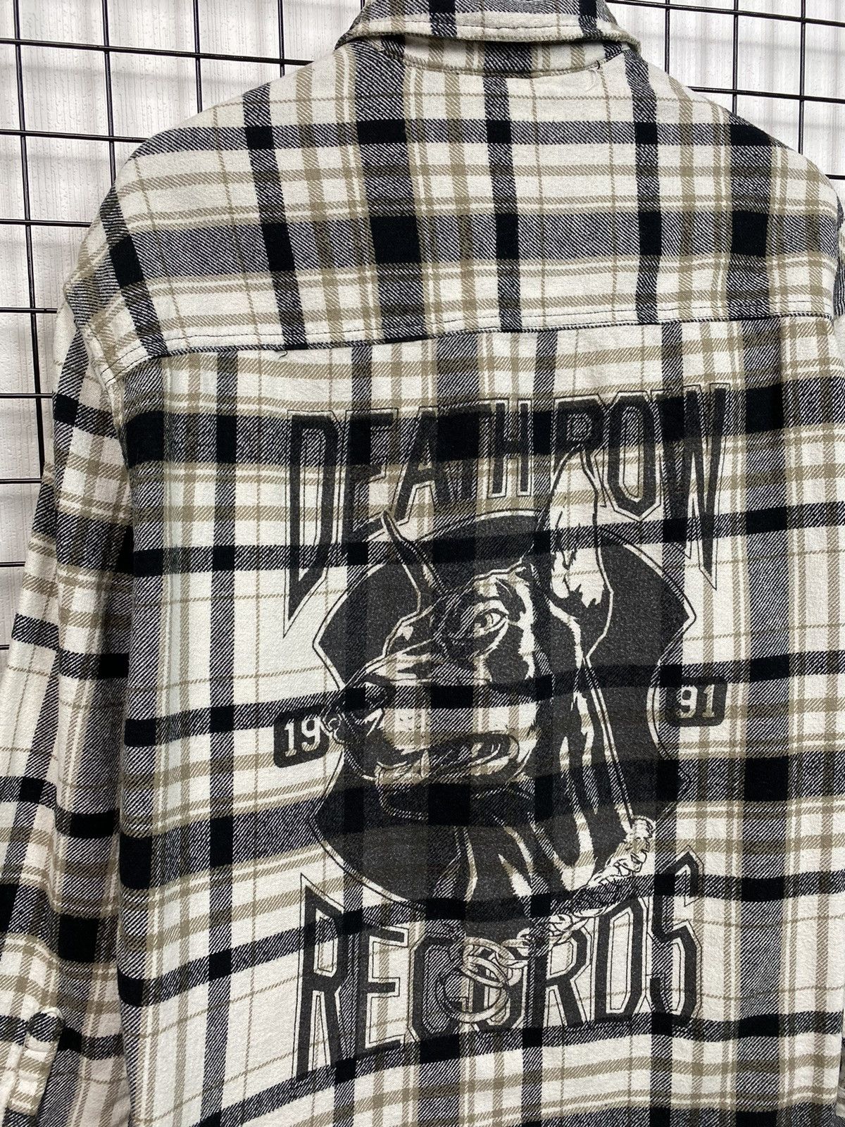 Other Death Row Records flannel shirt M size men big logo Size US M / EU 48-50 / 2 - 6 Thumbnail