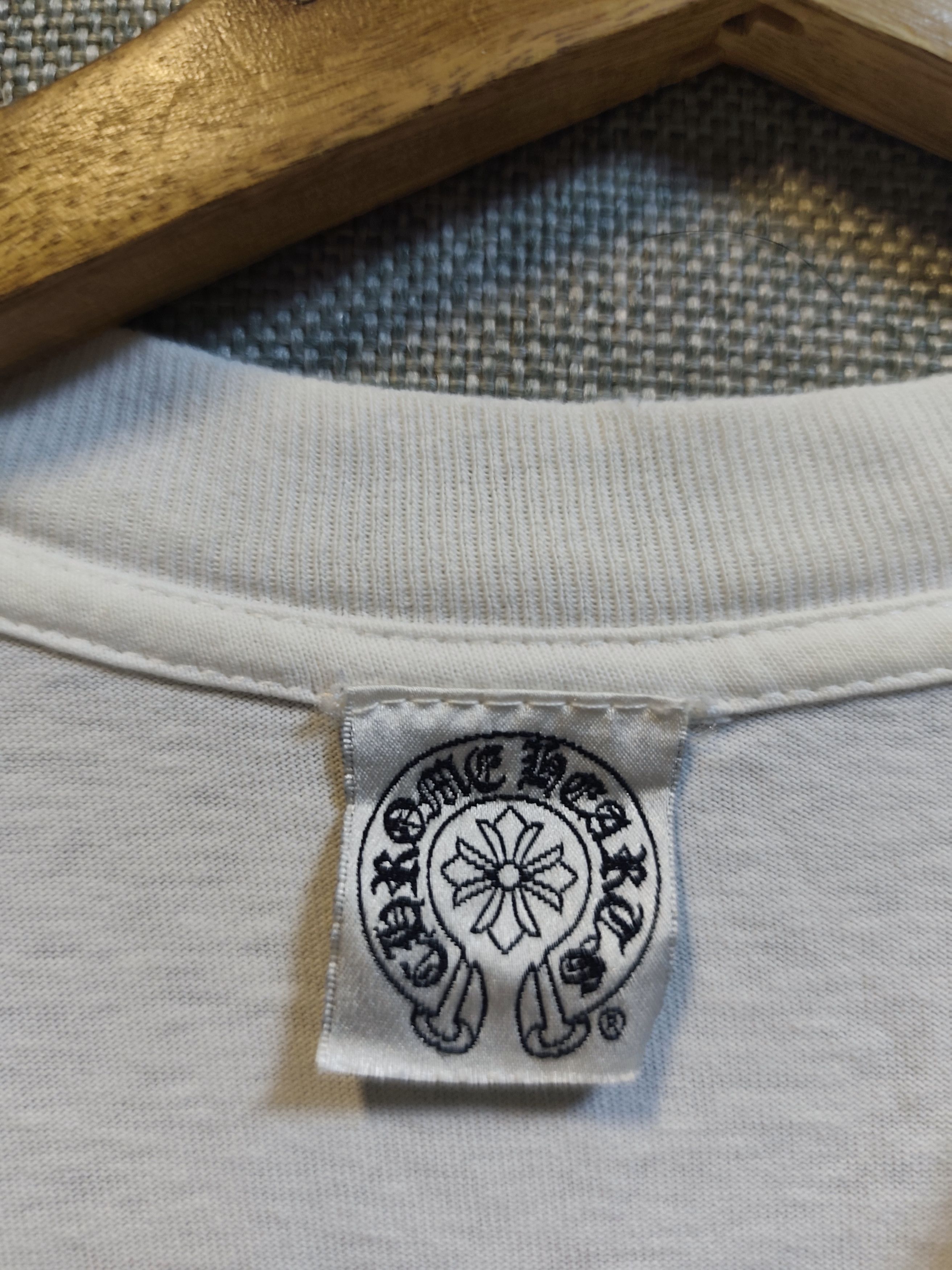 Chrome Hearts Vintage Chrome Hearts Vintage NYC Neck Logo Tee Size US M / EU 48-50 / 2 - 9 Thumbnail