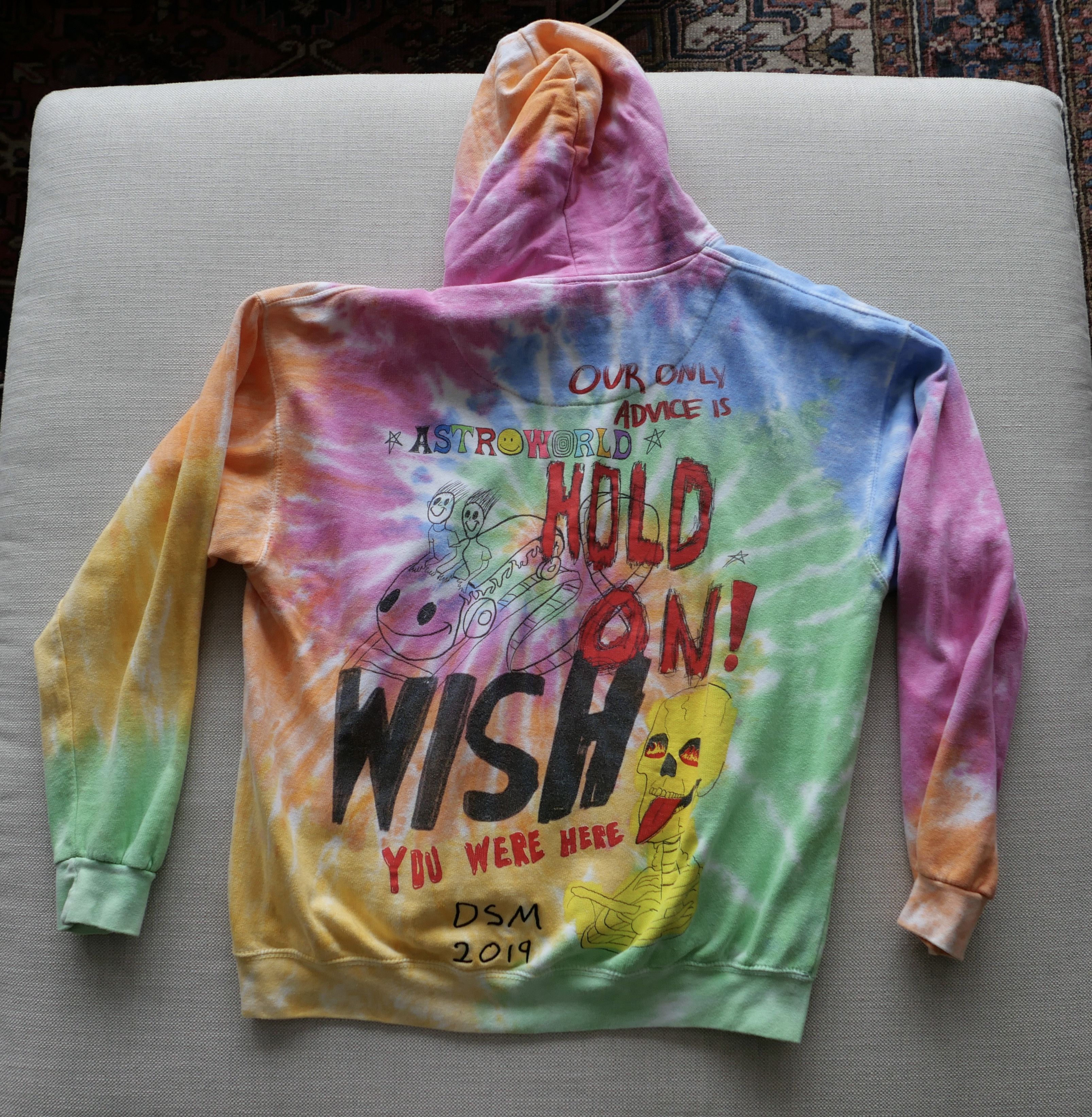 Dover Street Market × Travis Scott DSM LA Exclusive Travis Scott Astroworld Tour Hoodie Size US L / EU 52-54 / 3 - 3 Thumbnail