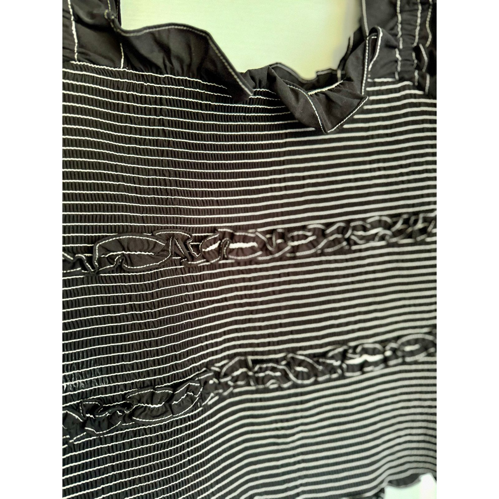 Other Hofmann Copenhagen Fraya Off Shoulder shirred top sz 42 NWT Size L / US 10 / IT 46 - 5 Thumbnail