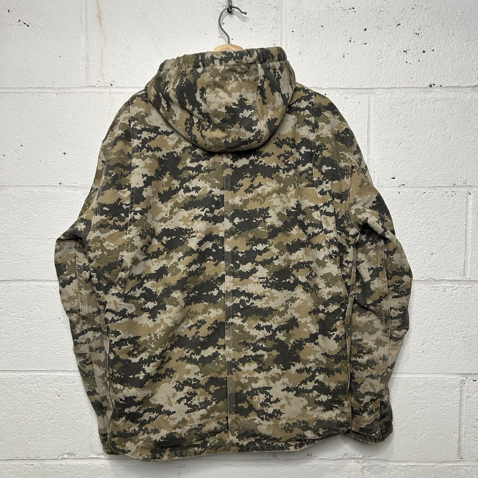 Carhartt Carhartt Sherpa-Lined Hooded Detroit Jacket “Digital Camo” Size US M / EU 48-50 / 2 - 2 Thumbnail