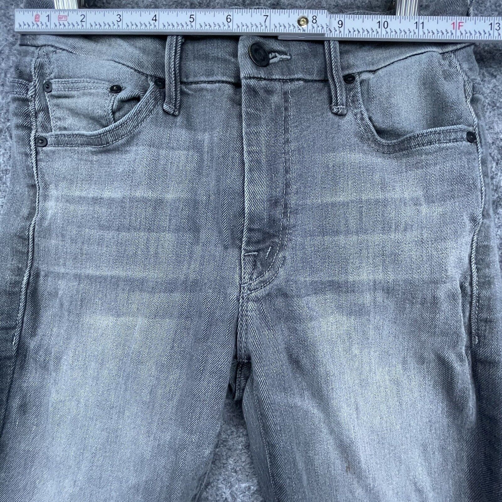 MOTHER Mother Jeans Womens 24 High Waisted Looker Supermoon Grey Size 24" / US 00 / IT 34 - 9 Thumbnail