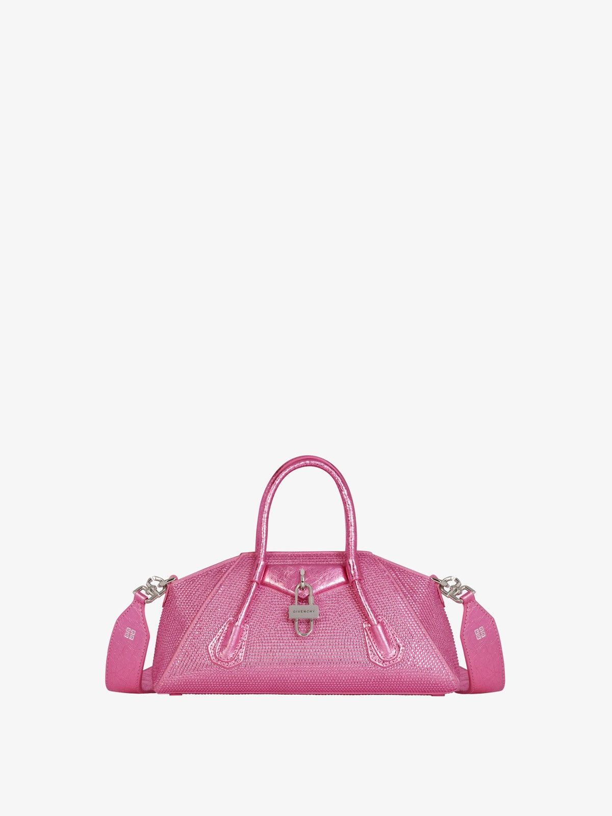 🔥$4.9K VALUE🔥 Mini Antigona Stretch bag in satin and strass