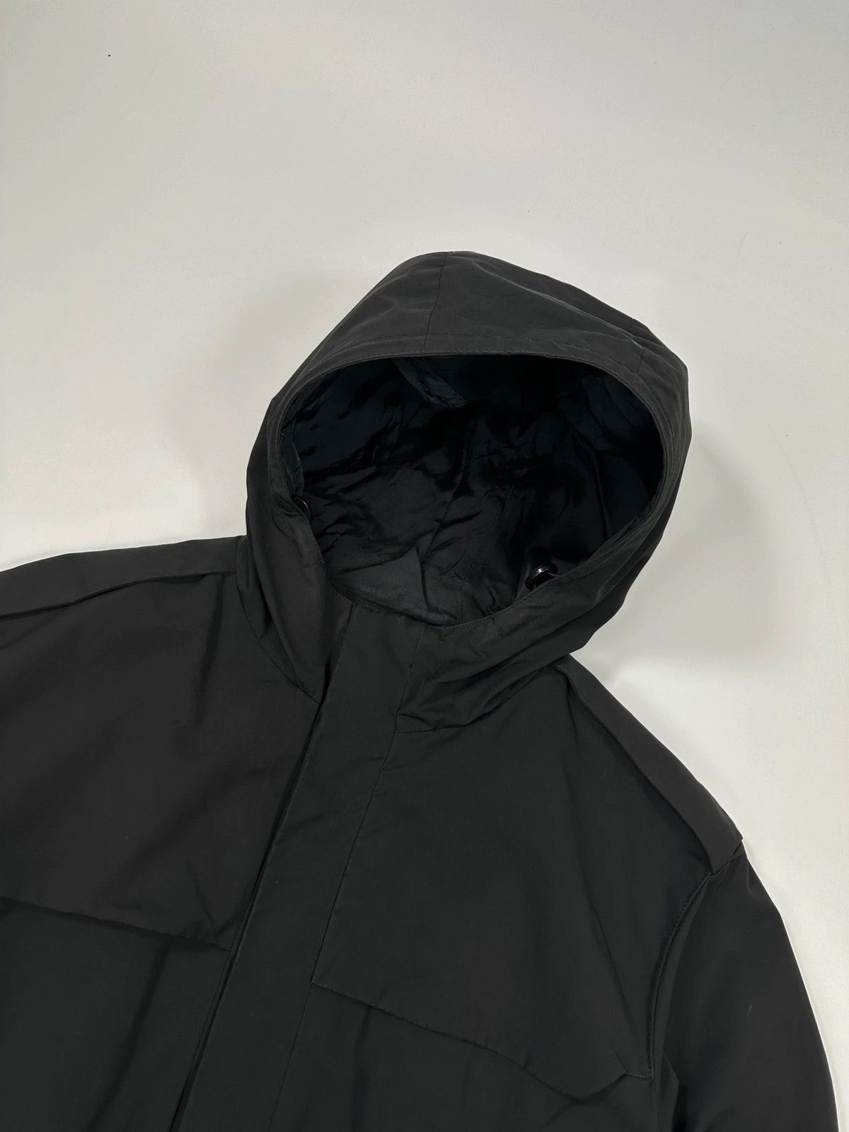 Prada Prada Milano FW07 Technical Waterproof Black Hooded Jacket Size US M / EU 48-50 / 2 - 2 Thumbnail
