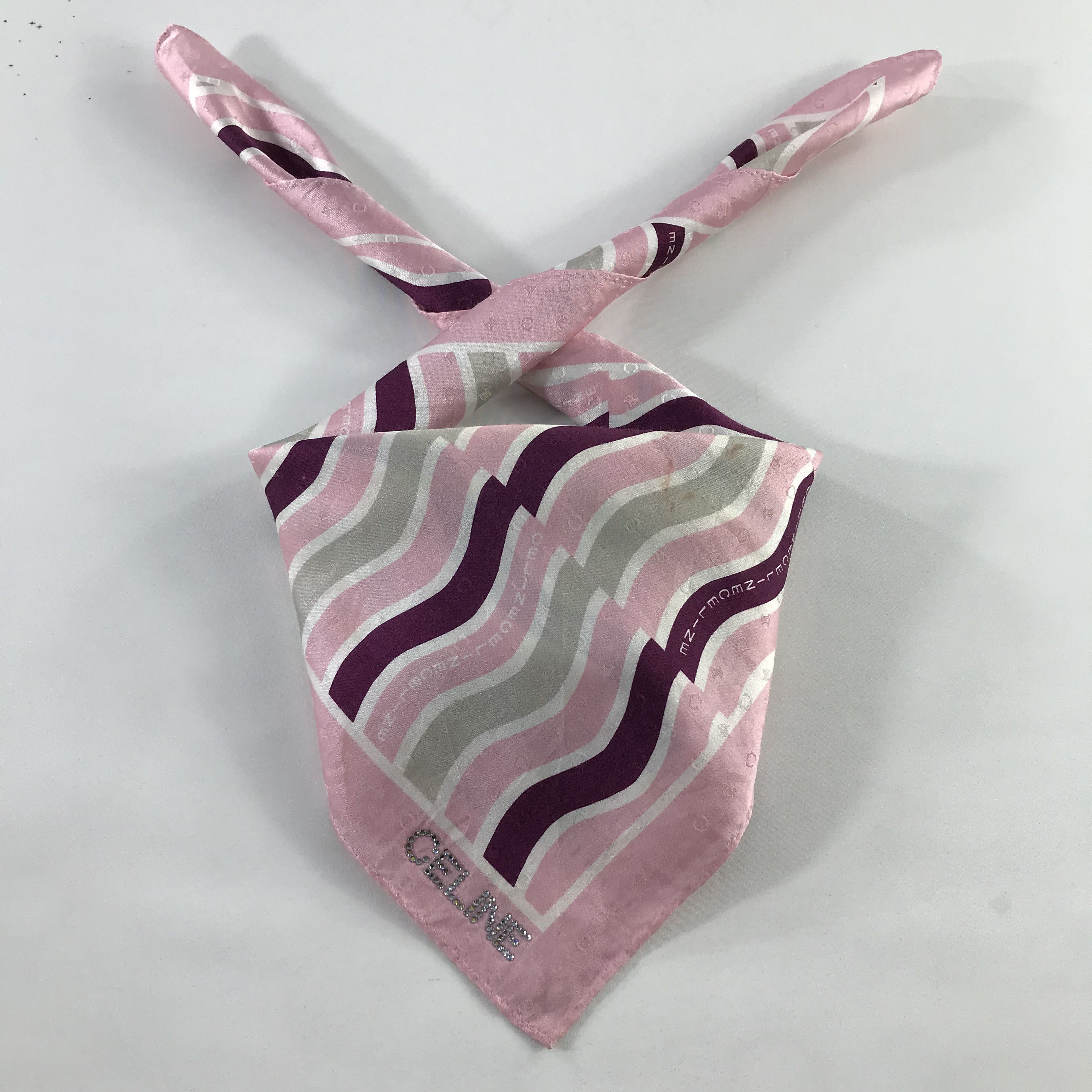 Celine × Vintage Celine Bandana / Handkerchief / Neckerchief - S665 Size ONE SIZE - 3 Thumbnail