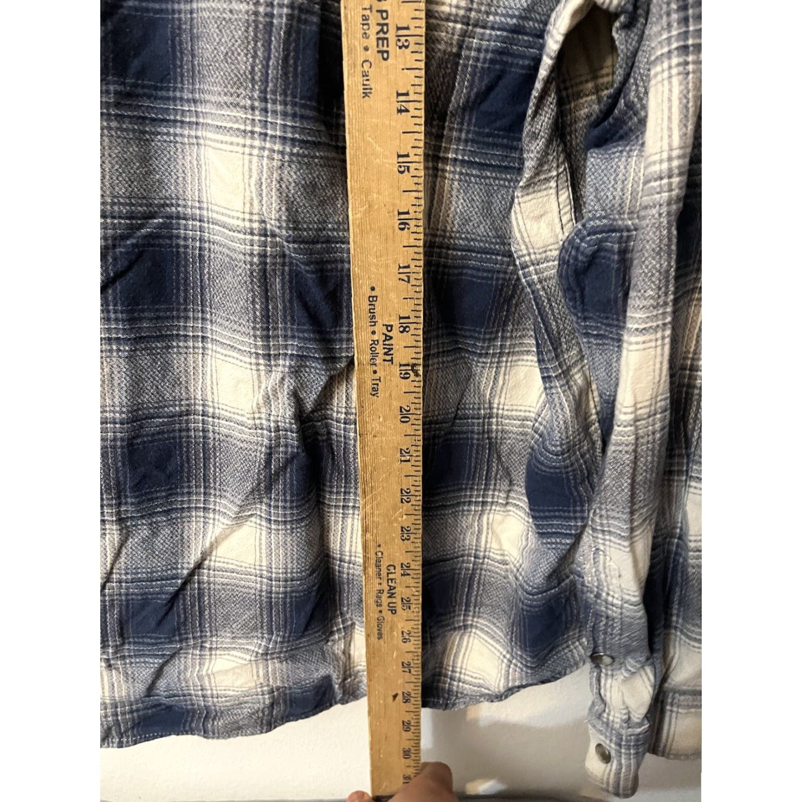 Eddie Bauer Eddie Bauer Shirt Plaid Blue Western Button-Up 2XL Men Classic Fit Pearl Snap Flannel Long Sleeve Cotton Size US XXL / EU 58 / 5 - 4 Thumbnail