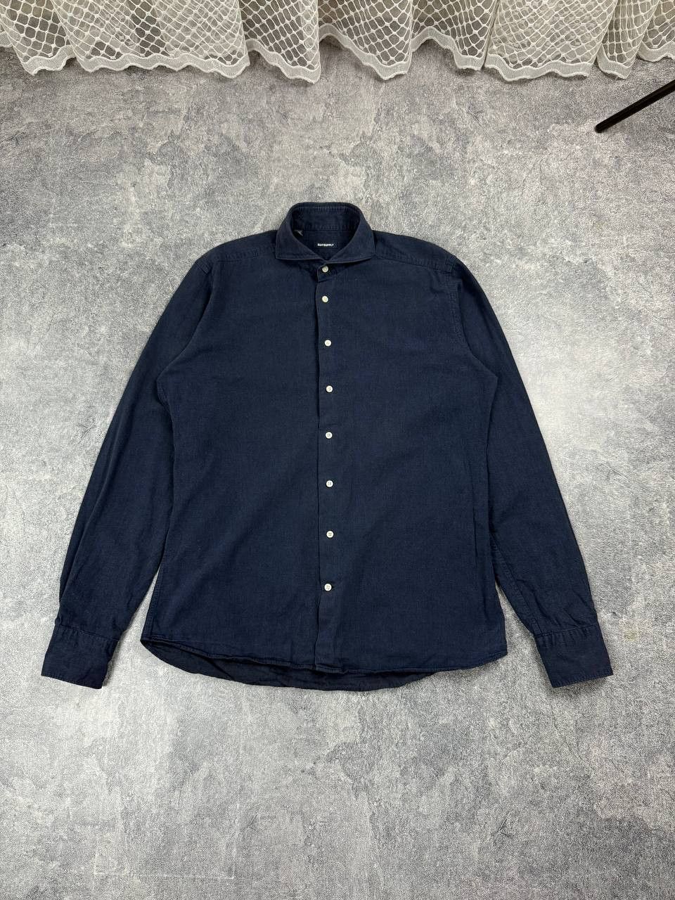 Suitsupply Suitsupply Shirt Men's Blue Cotton Size M Size US M / EU 48-50 / 2 - 1 Thumbnail