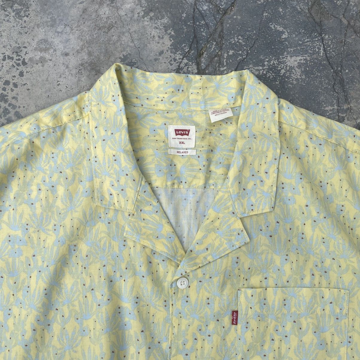 Levi's Y2K Levis Soft Lyocell Hawaii Shirt Size US XXL / EU 58 / 5 - 3 Thumbnail