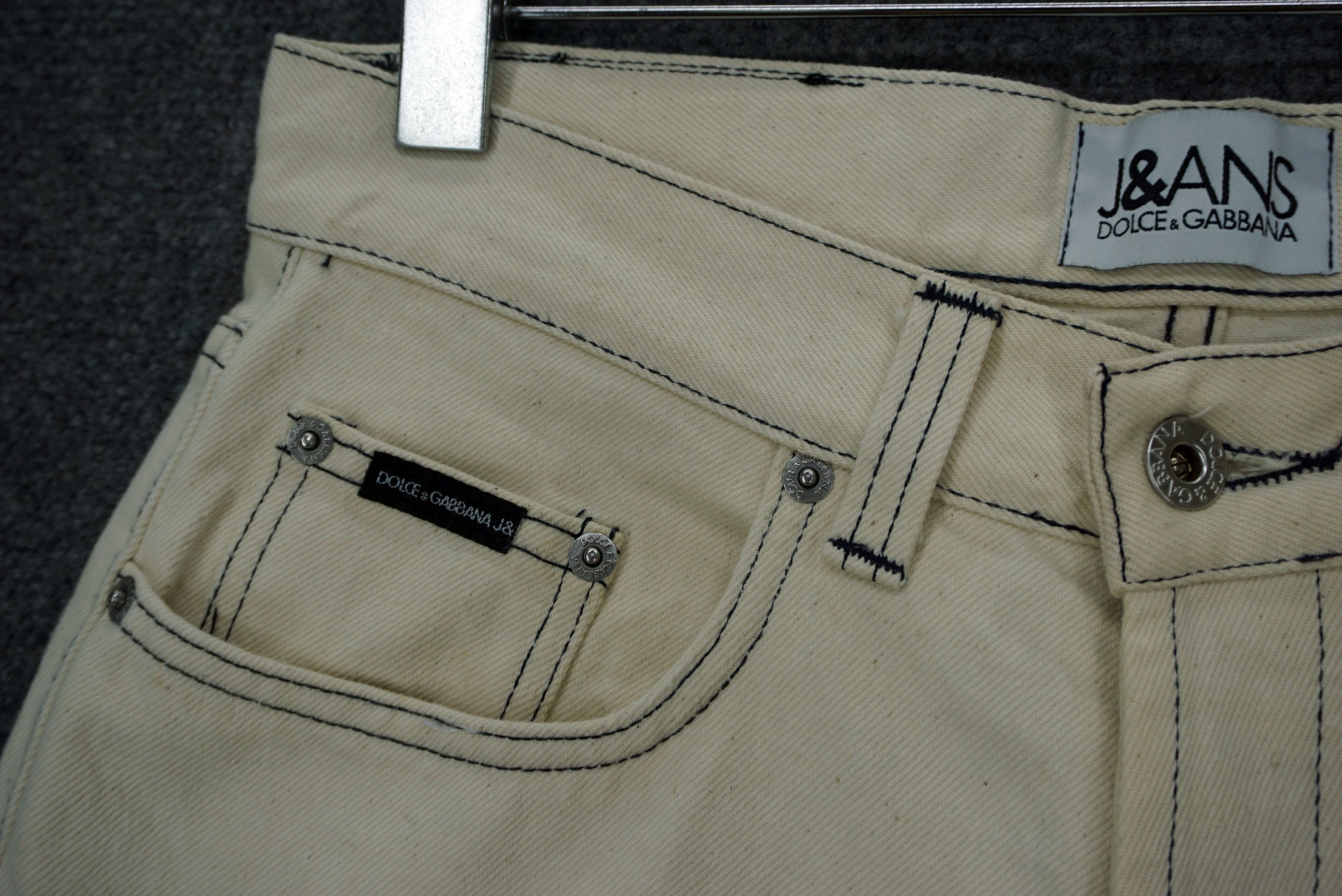 Dolce & Gabbana D&G Jeans Size W30xL27.5 High-Waisted Cropped Denim Size US 30 / EU 46 - 4 Thumbnail