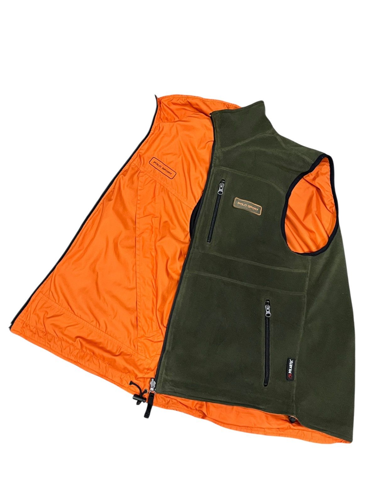 Polo Ralph Lauren 🔥Vintage POLO SPORT RL Polartec Thermal Pro Reversible Vest Size US M / EU 48-50 / 2 - 1 Thumbnail