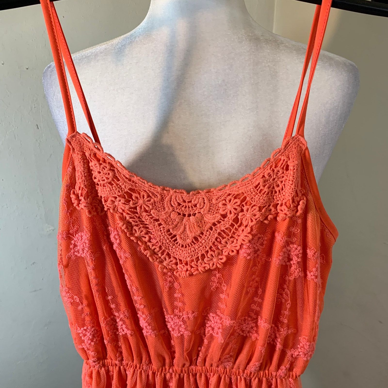 Other Women’s orange lace dress size S Size S / US 4 / IT 40 - 6 Thumbnail