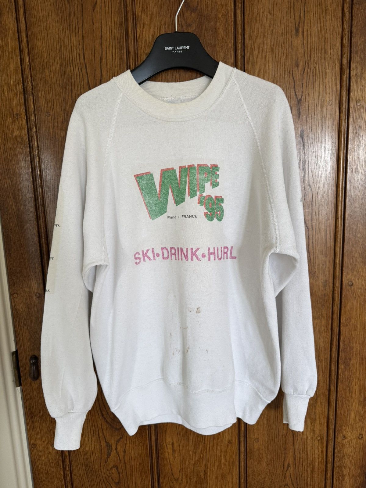 Vintage Vintage 1995 Marlboro white ski sweater archive grail Tour Size US XL / EU 56 / 4 - 1 Thumbnail