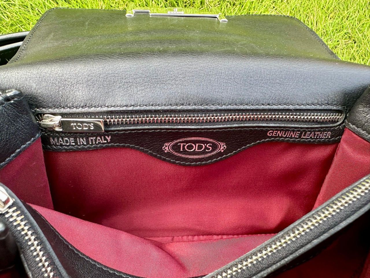 Tod's Authentic Tod’s Double T Calfskin Poney Chain Shoulder Bag Size ONE SIZE - 10 Thumbnail