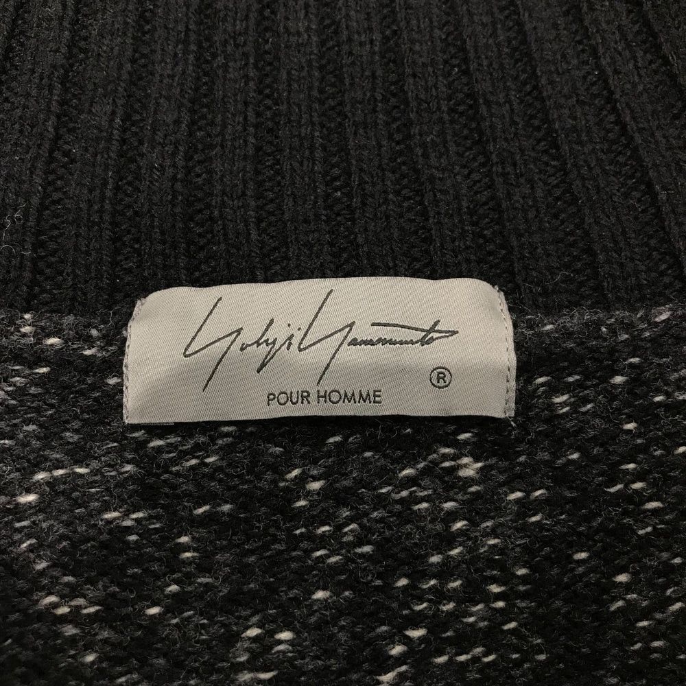 Yohji Yamamoto Yohji Yamamoto pour homme // High-neck button-down knit Size US L / EU 52-54 / 3 - 5 Thumbnail