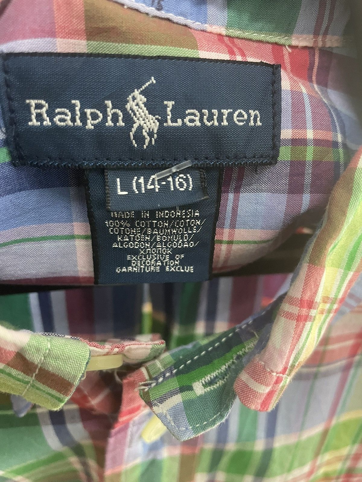 Polo Ralph Lauren × Vintage Vintage Polo Ralph Laurent Shirt Size US M / EU 48-50 / 2 - 6 Thumbnail