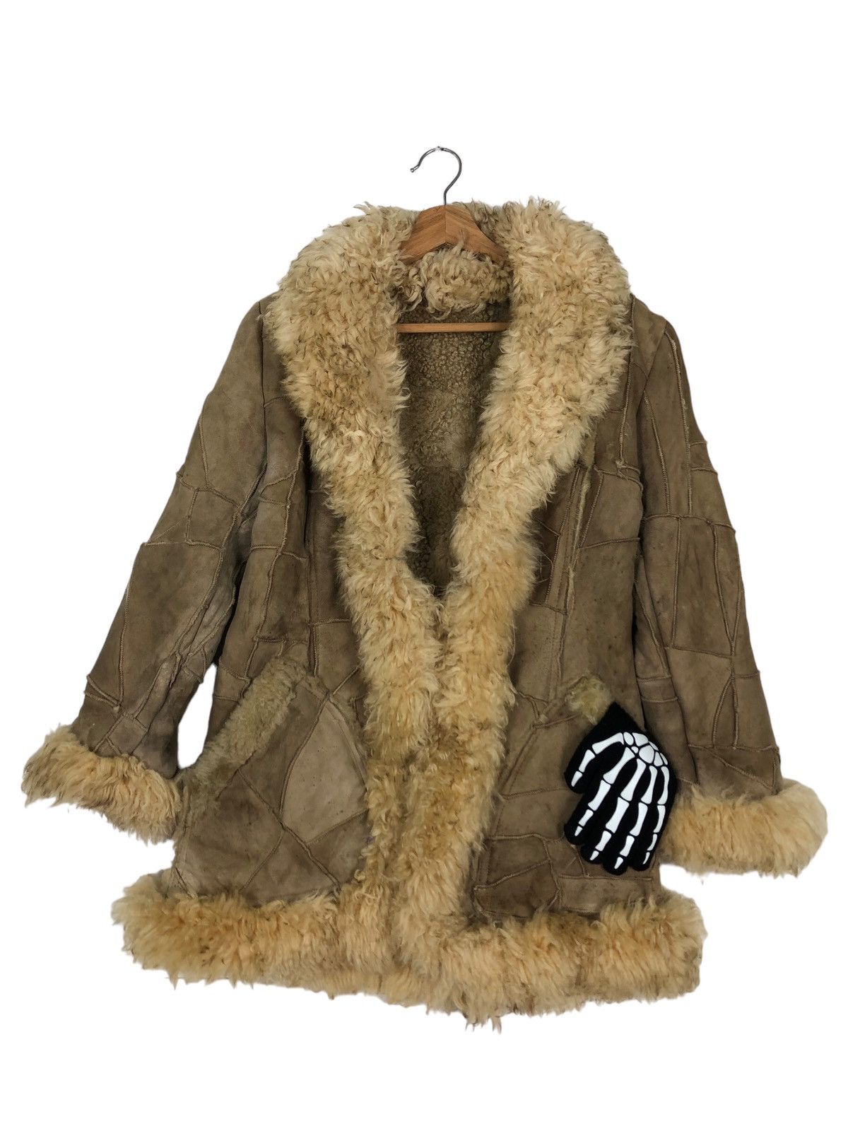 Genuine Leather 🔥90’s RARE GENUINE SUEDE LEATHER JACKET MINK FUR LINING Size US M / EU 48-50 / 2 - 1 Thumbnail