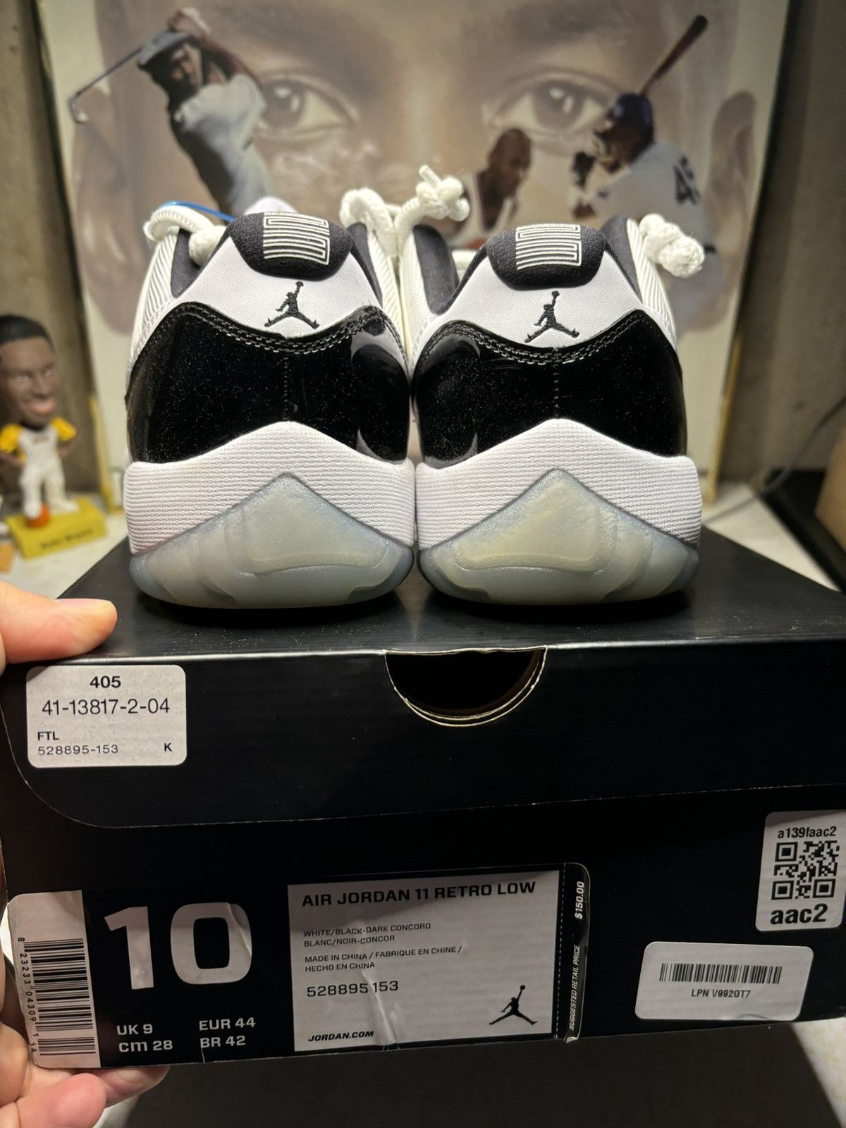 Jordan Brand Air Jordan 11 Retro Low Concord 2014 Size US 10 / EU 43 - 7 Thumbnail