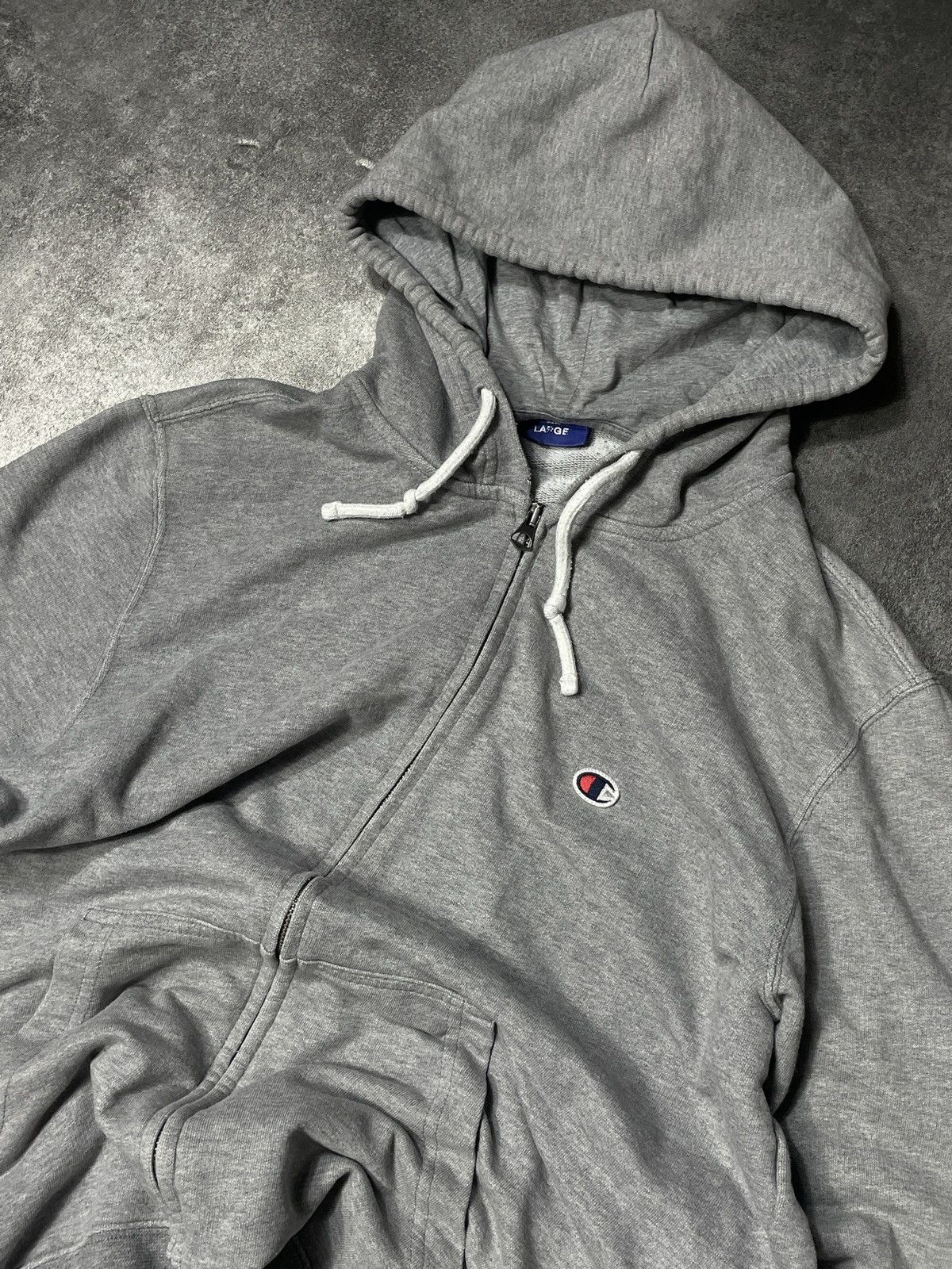 Champion Champion Vintage Y2K Hoodie Zip Rare Boxy Fit Size US S / EU 44-46 / 1 - 2 Thumbnail
