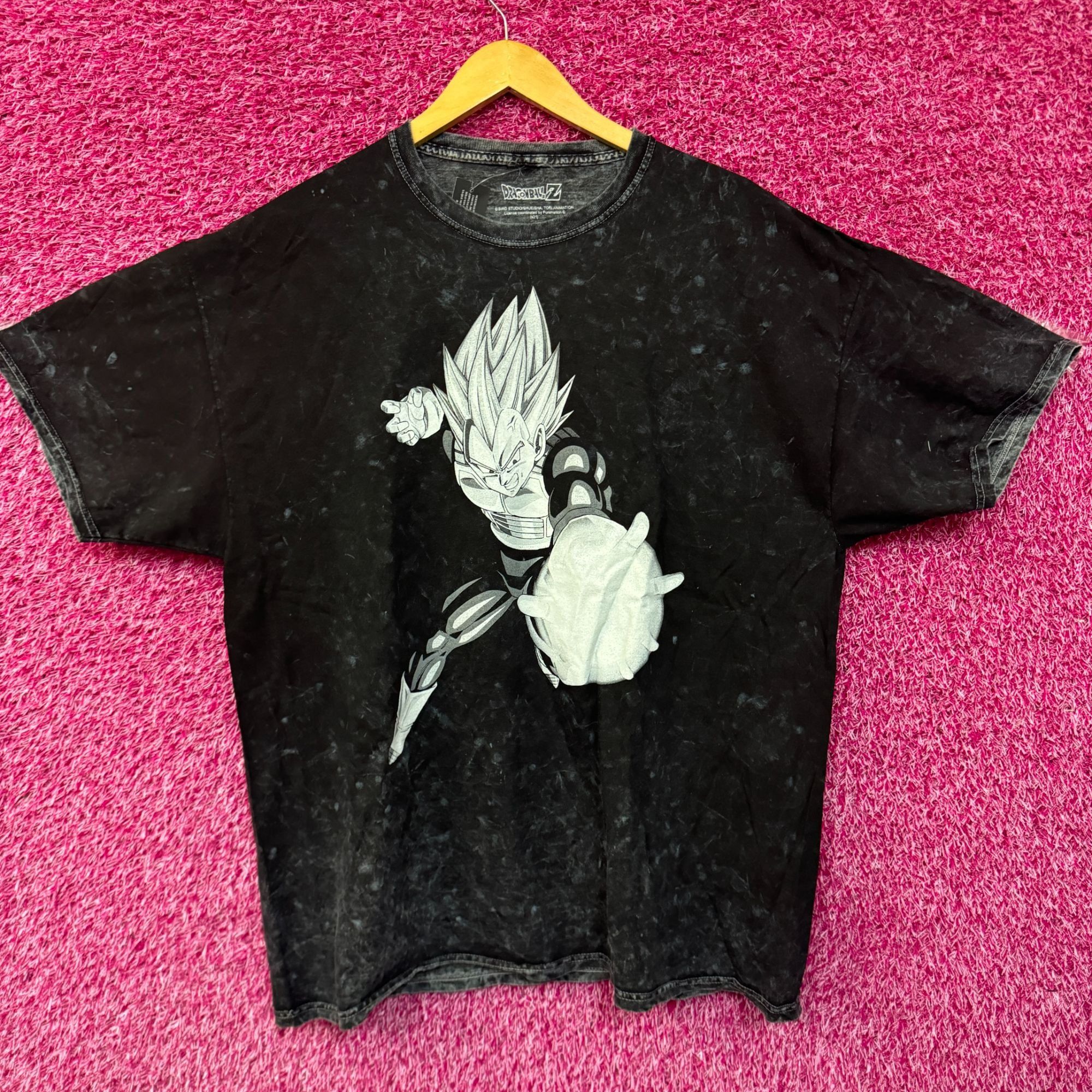 Anime Dragon Ball Z Vegeta mineral wash Anime T-shirt size 2XL Size US XXL / EU 58 / 5 - 1 Thumbnail