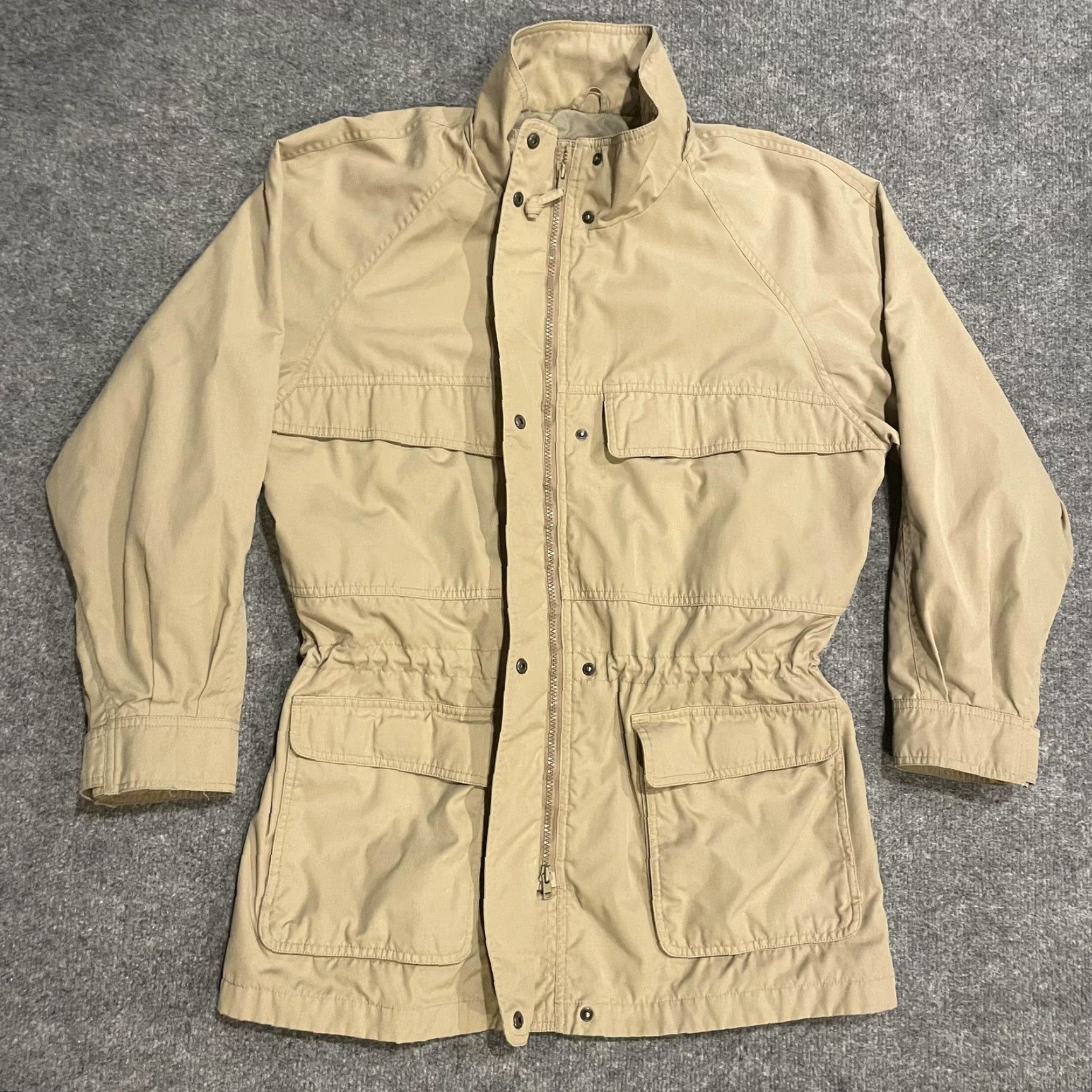 Eddie Bauer VINTAGE Eddie Bauer Jacket Women L Mountain Parka Beige Utility Mid-Length 39835 Spring Fall Casual Travel Size L / US 10 / IT 46 - 3 Thumbnail