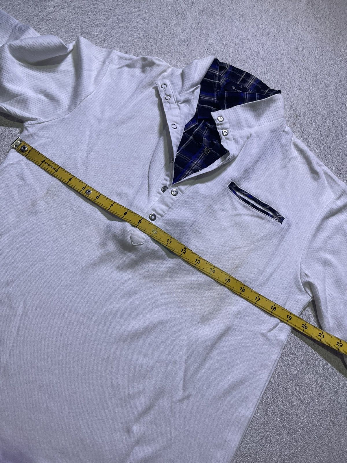 Japanese Brand Y2K YIN & YANG long sleeve t-shirt with double layer pattern Size US M / EU 48-50 / 2 - 8 Thumbnail
