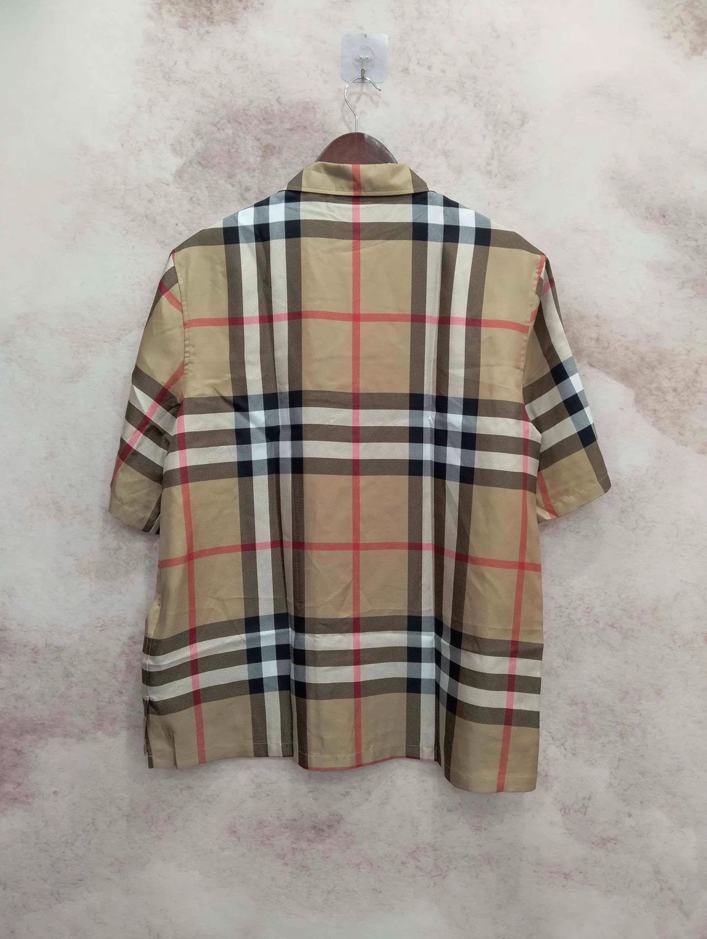 Burberry Burberry Check Cotton Single-Breasted Short-Sleeve Shirt S Size US S / EU 44-46 / 1 - 2 Thumbnail