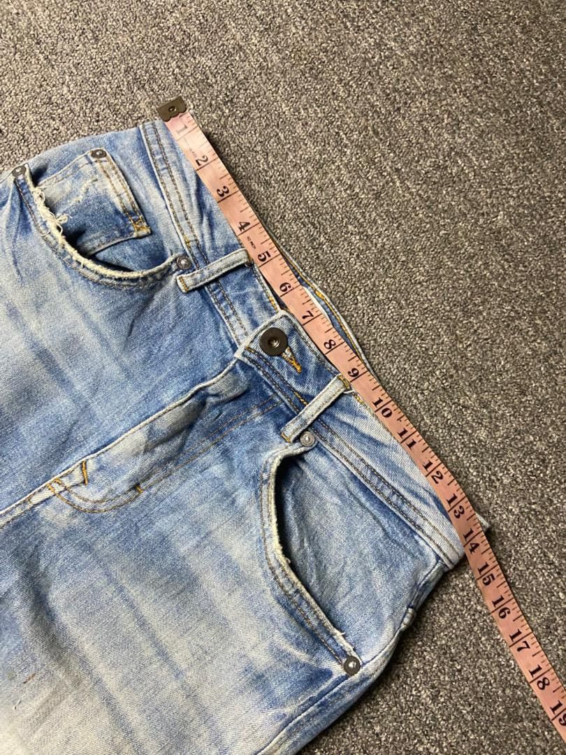 Zara Zara Distressed Denim Ripped Jeans (175) Size US 28 / EU 44 - 6 Thumbnail