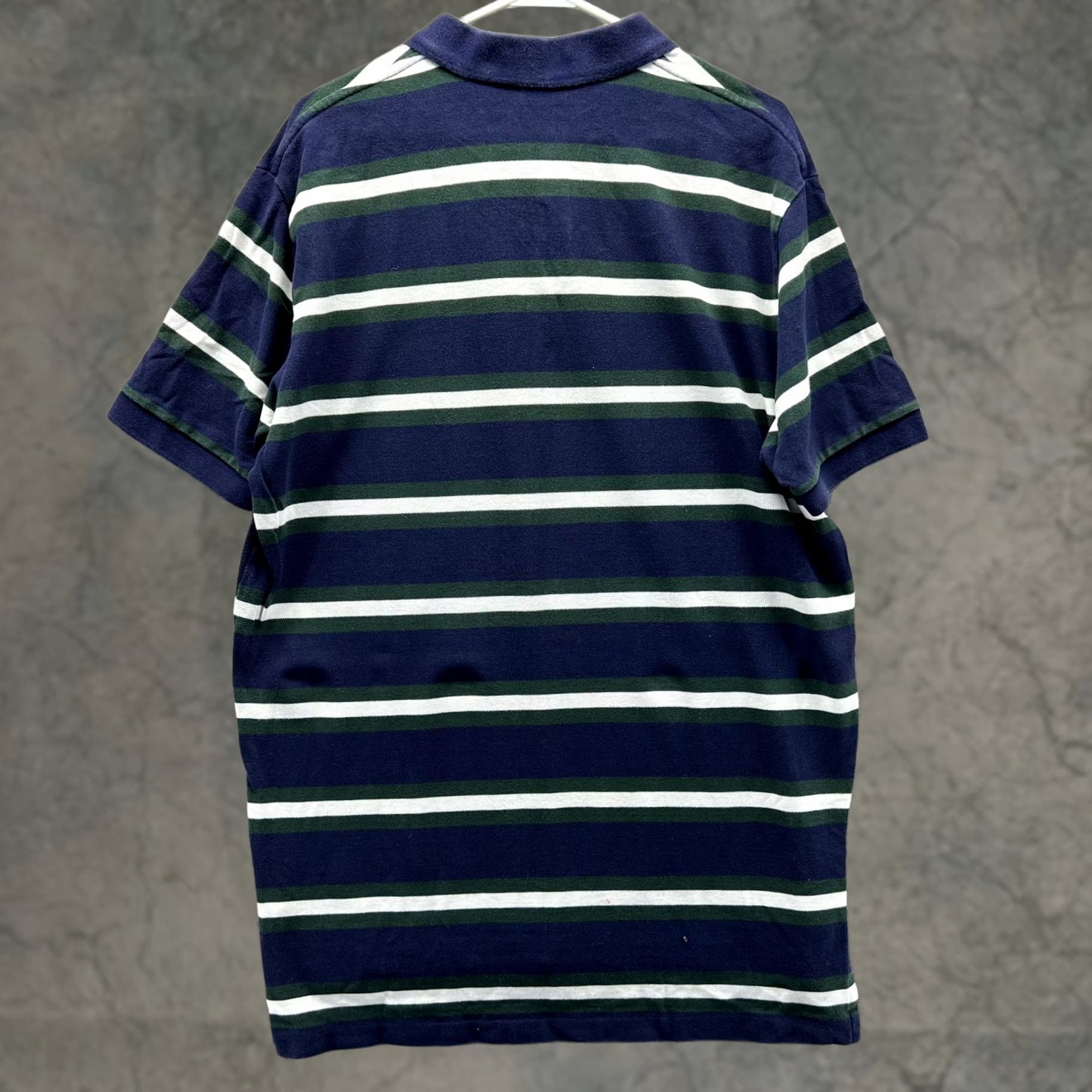 Polo Ralph Lauren VINTAGE Polo Ralph Lauren Polo Shirt Mens XL Blue Stripe Pony Casual Tall Size US XL / EU 56 / 4 - 1 Thumbnail