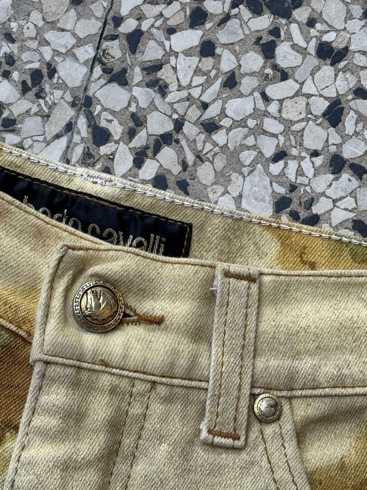 Roberto Cavalli Roberto Cavalli romantic renaissance angels print Size 32" / US 10 / IT 46 - 4 Thumbnail