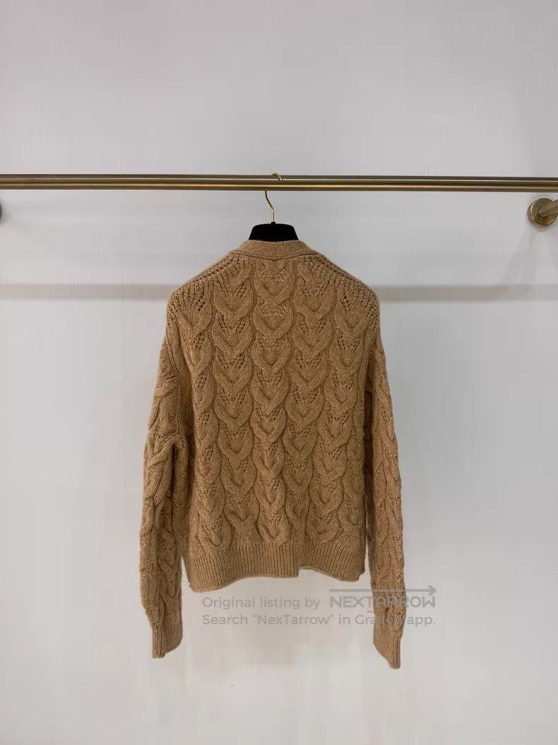 Loro Piana Loro Piana Twisted baby cashmere knitted cardigan Size XXS / US 00 / IT 34 - 2 Thumbnail