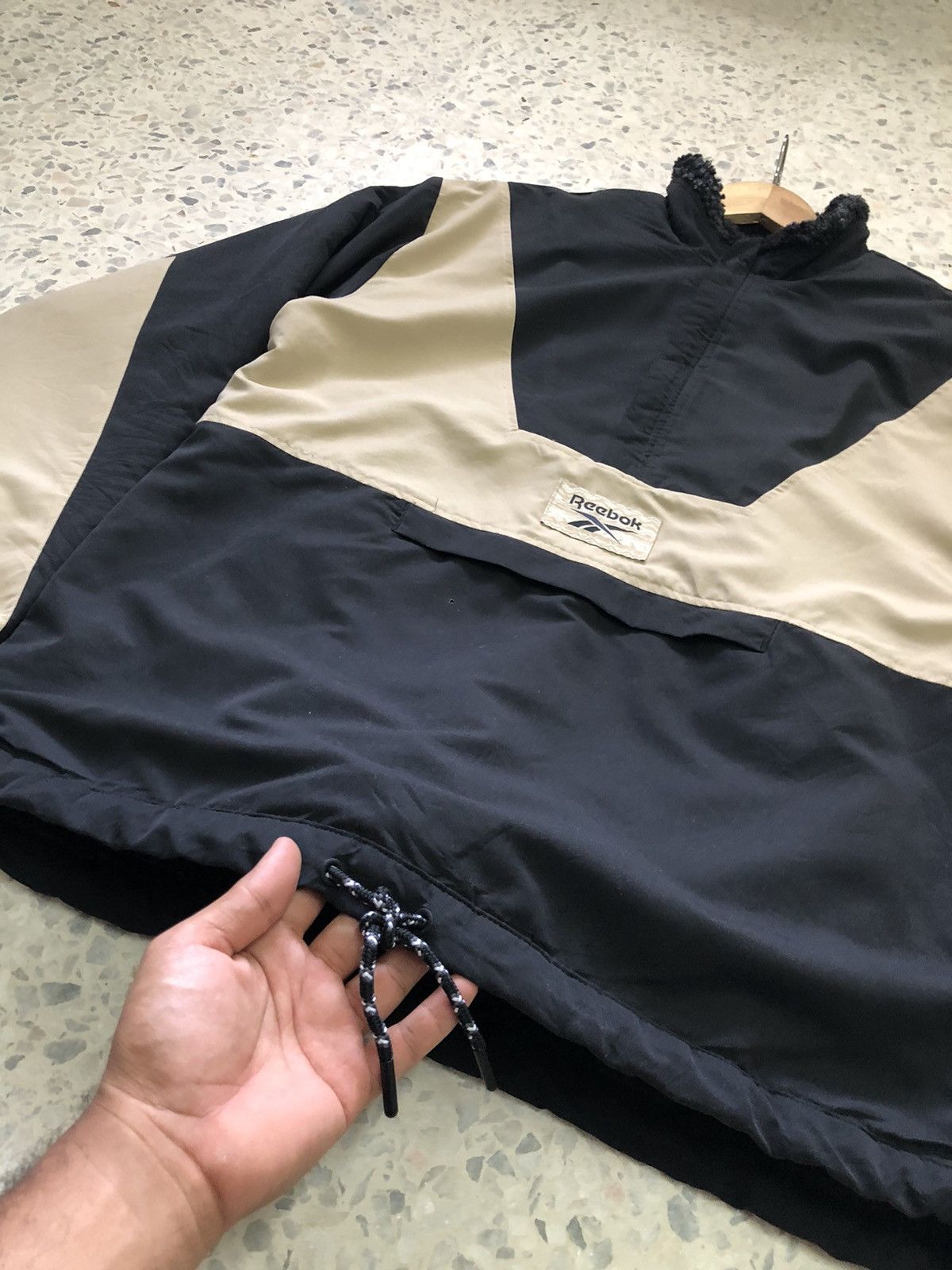 Reebok Vintage Y2K Reebok Reversible Fleece Sherpa Half Zip Jacket Size US XL / EU 56 / 4 - 6 Thumbnail