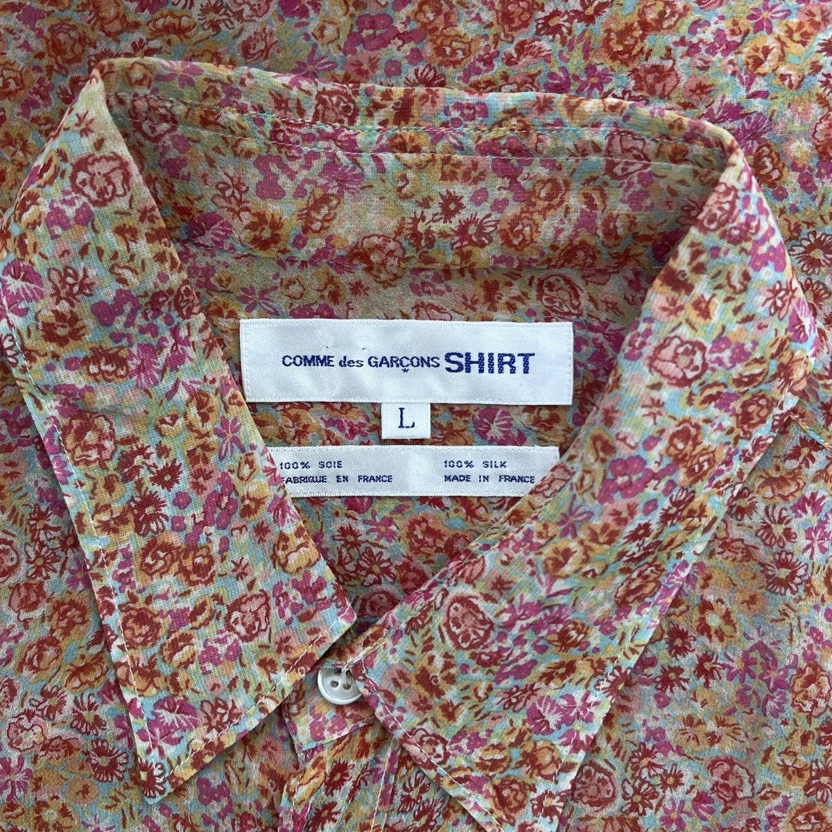 Comme des Garcons Comme Des Garcons Floral Shirt Size US L / EU 52-54 / 3 - 5 Thumbnail
