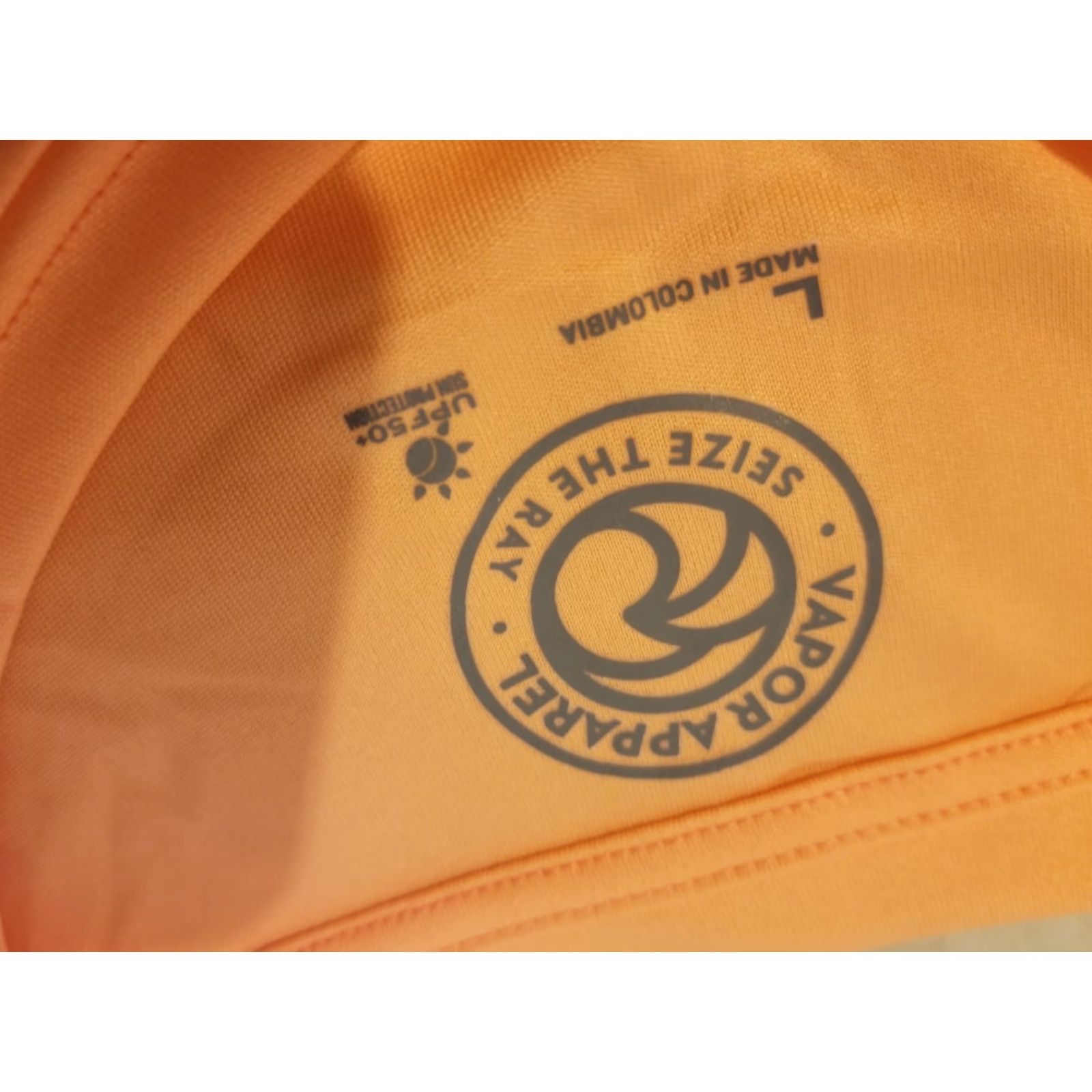 Vintage Vapor Apparel Shirt Mens L Orange Long Sleeve Athletic Activewear T-Shirt Size US L / EU 52-54 / 3 - 5 Thumbnail