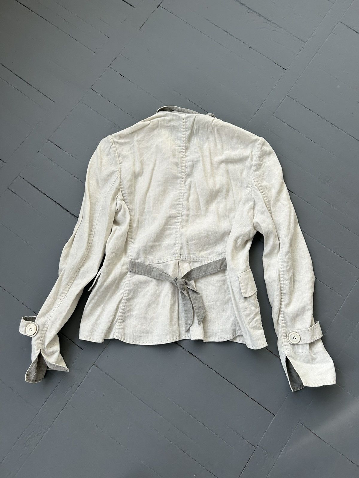 Brunello Cucinelli × Vintage Brunello Cucinelli linen jacket Size M / US 6-8 / IT 42-44 - 5 Thumbnail