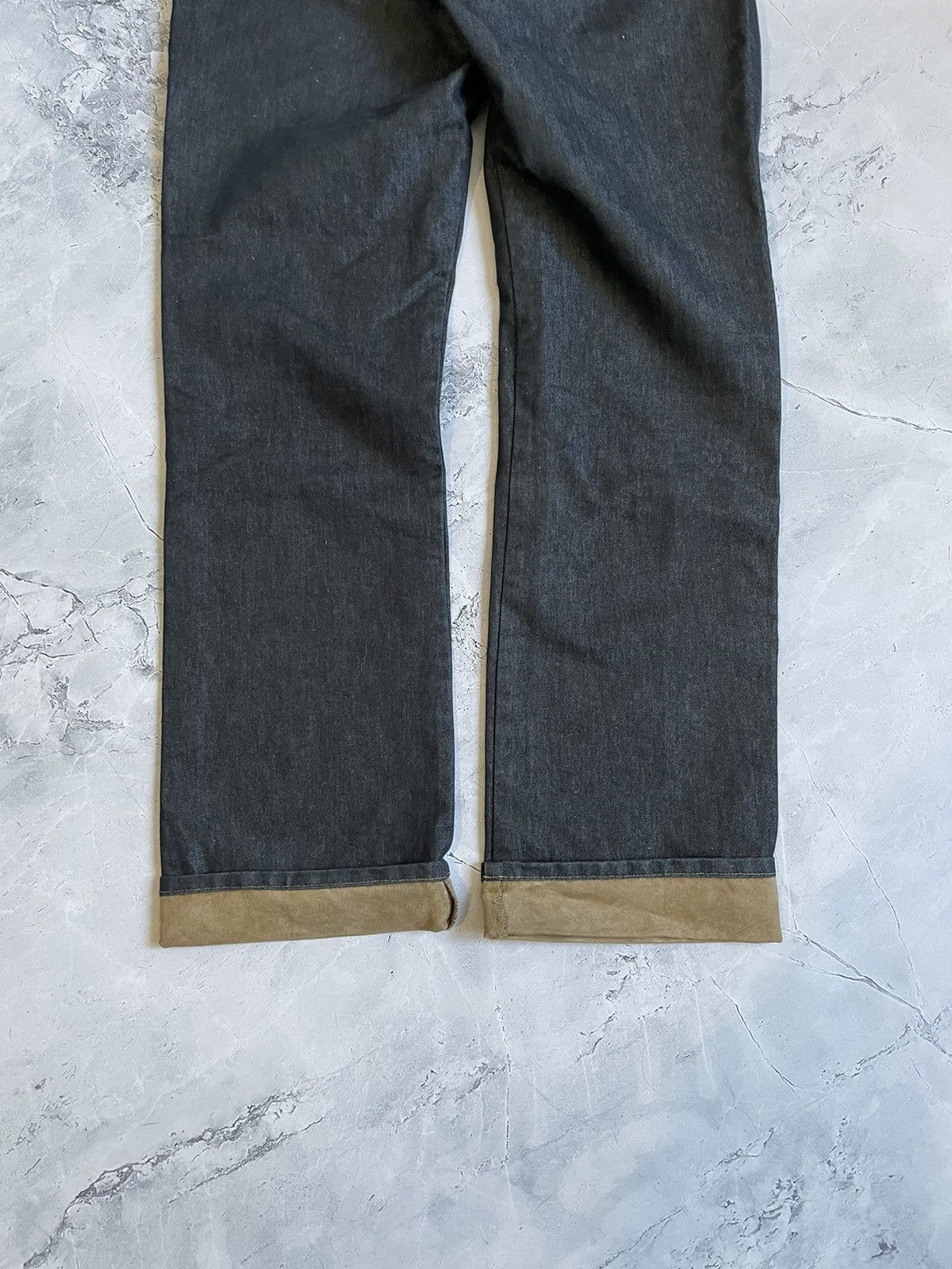 Gianfranco Ferre Archival GianFranco Ferre Suede Denim Pants Size US 30 / EU 46 - 2 Thumbnail