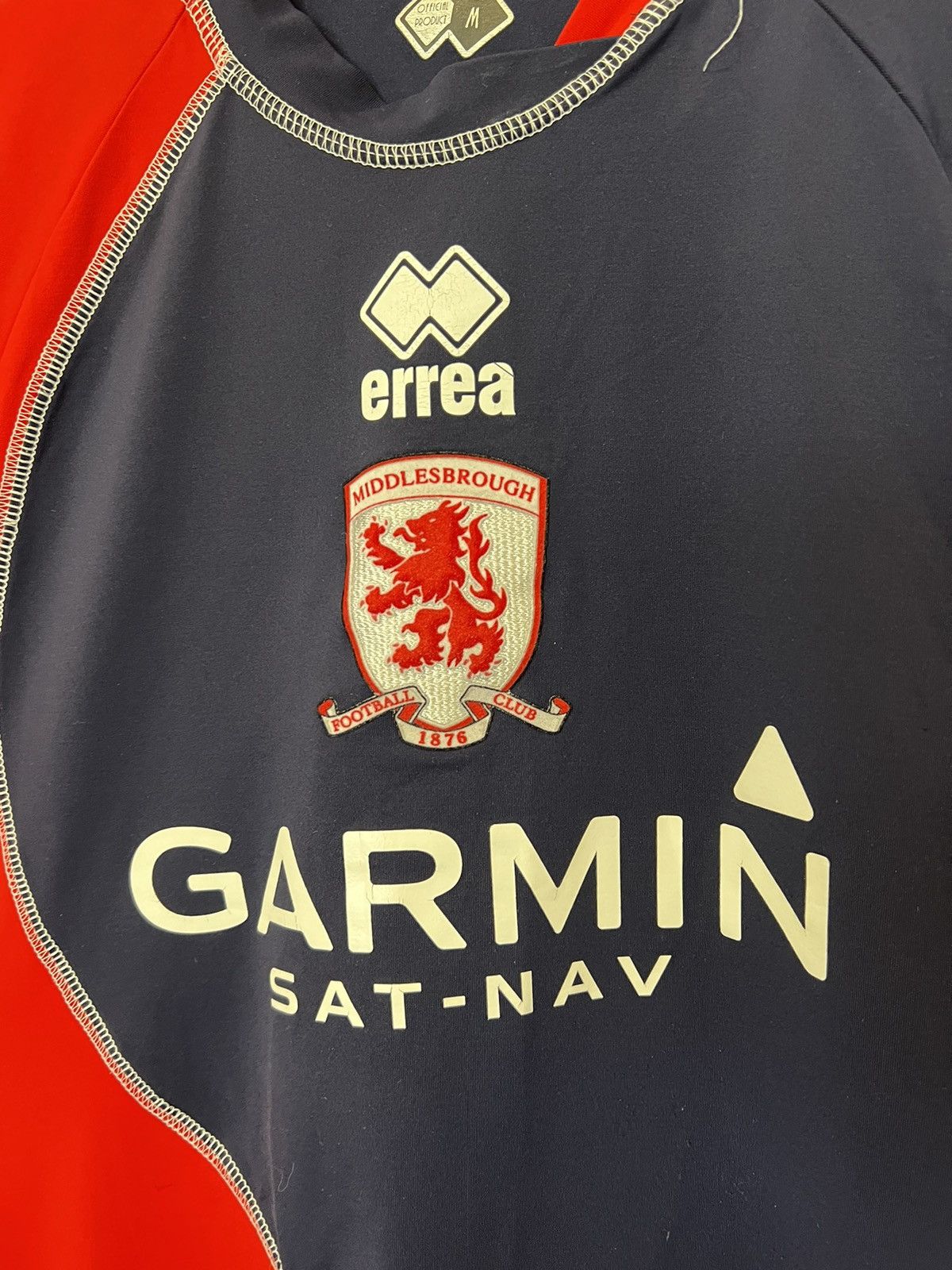 Vintage Middlesbrough Errea 2007/2009 Soccer Jersey Football Size US S / EU 44-46 / 1 - 2 Thumbnail