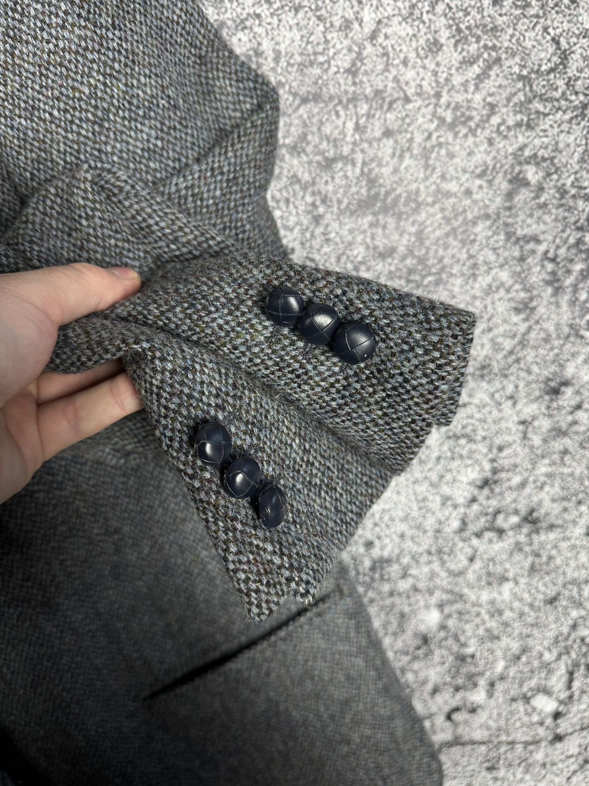 Harris Tweed Men’s Harris Tweed Bhs Menswear Wool Blazer Size 42S Size 42S - 4 Thumbnail