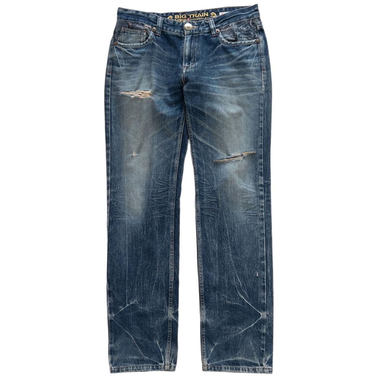 Other Vintage Dragon Big Train Denim Jeans Size W34 Size US 34 / EU 50 - 3 Thumbnail