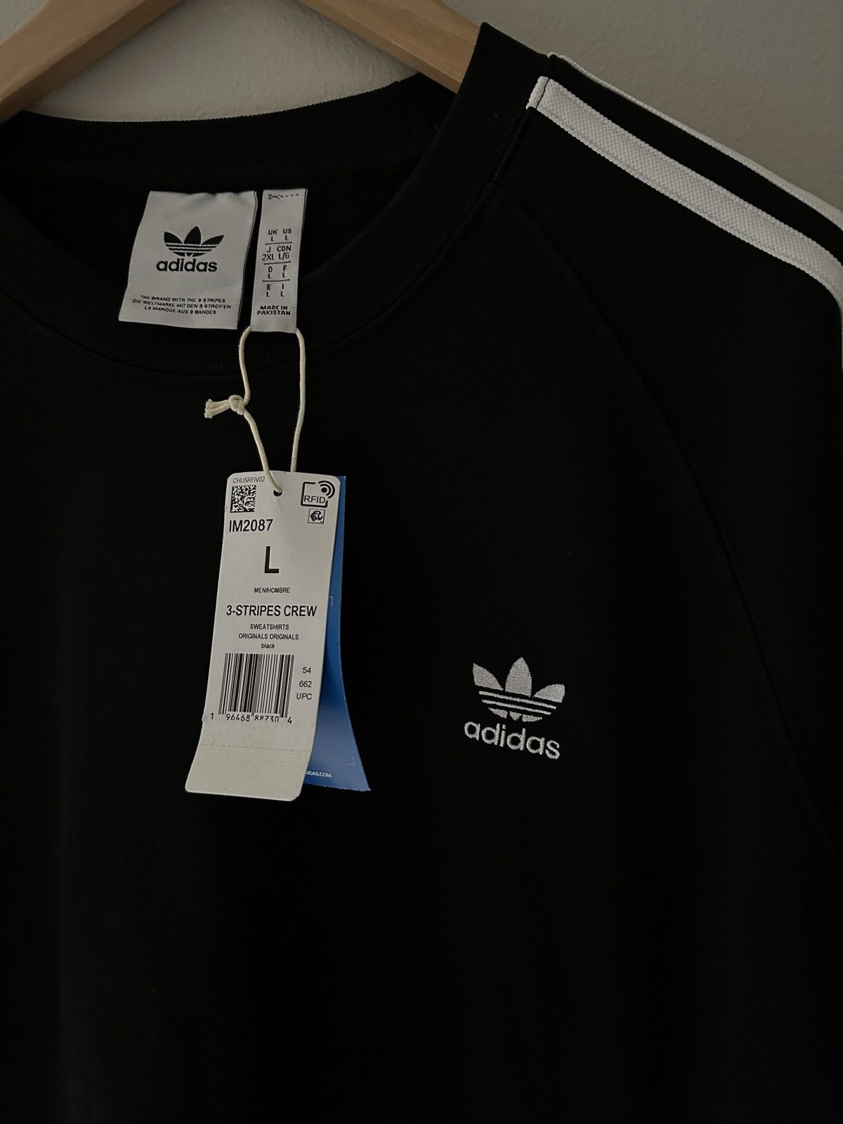 Adidas Adidas Three Stripes Vintage Style Crewneck Sweatshirt Size US L / EU 52-54 / 3 - 2 Thumbnail