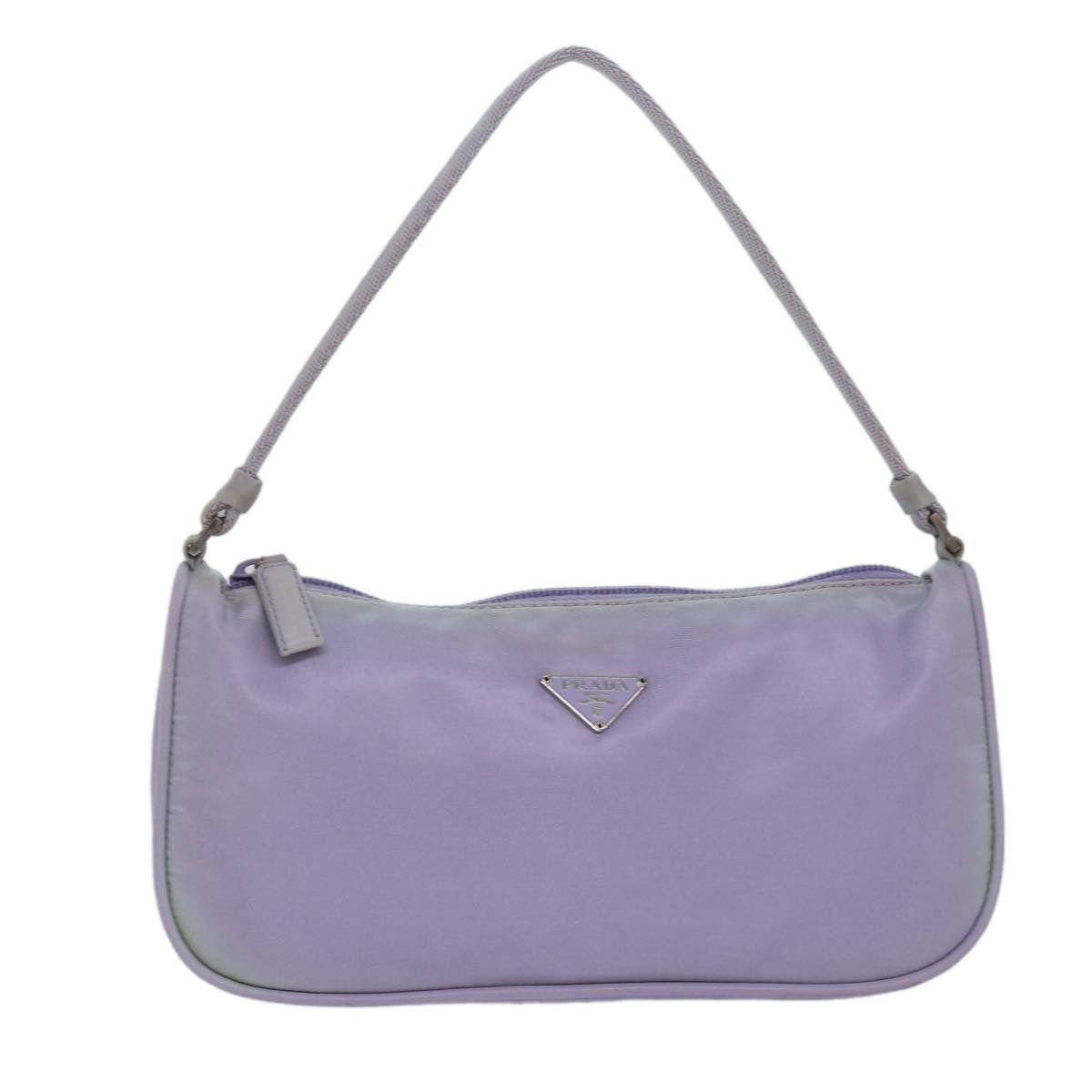 Prada Tessuto Purple Leather Clutch Bag (Pre-Owned) Size ONE SIZE - 1 Thumbnail