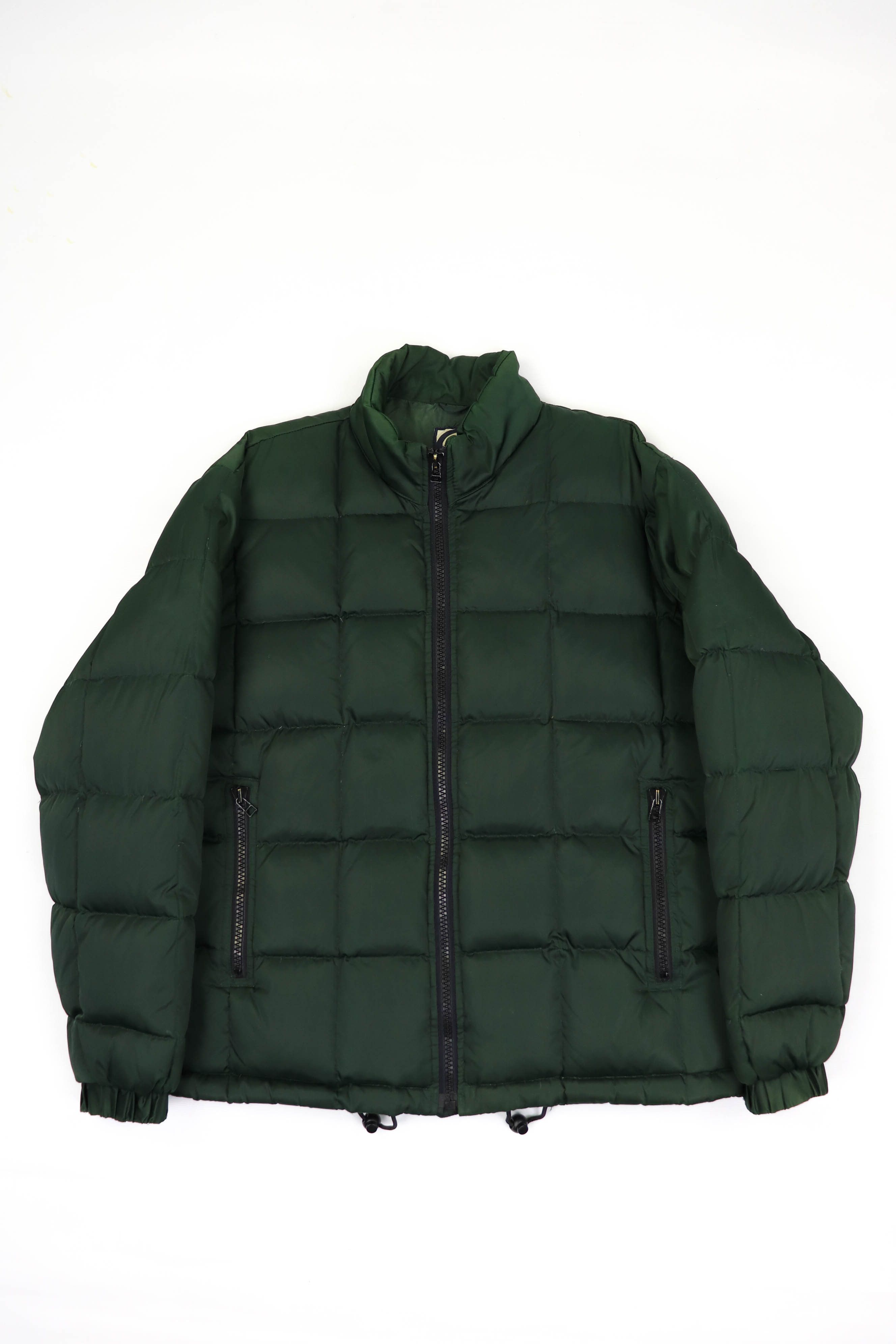 Gap Gap Vintage Green Nylon 3D Panels Quilted Puffer Down Jacket Size US M / EU 48-50 / 2 - 1 Thumbnail