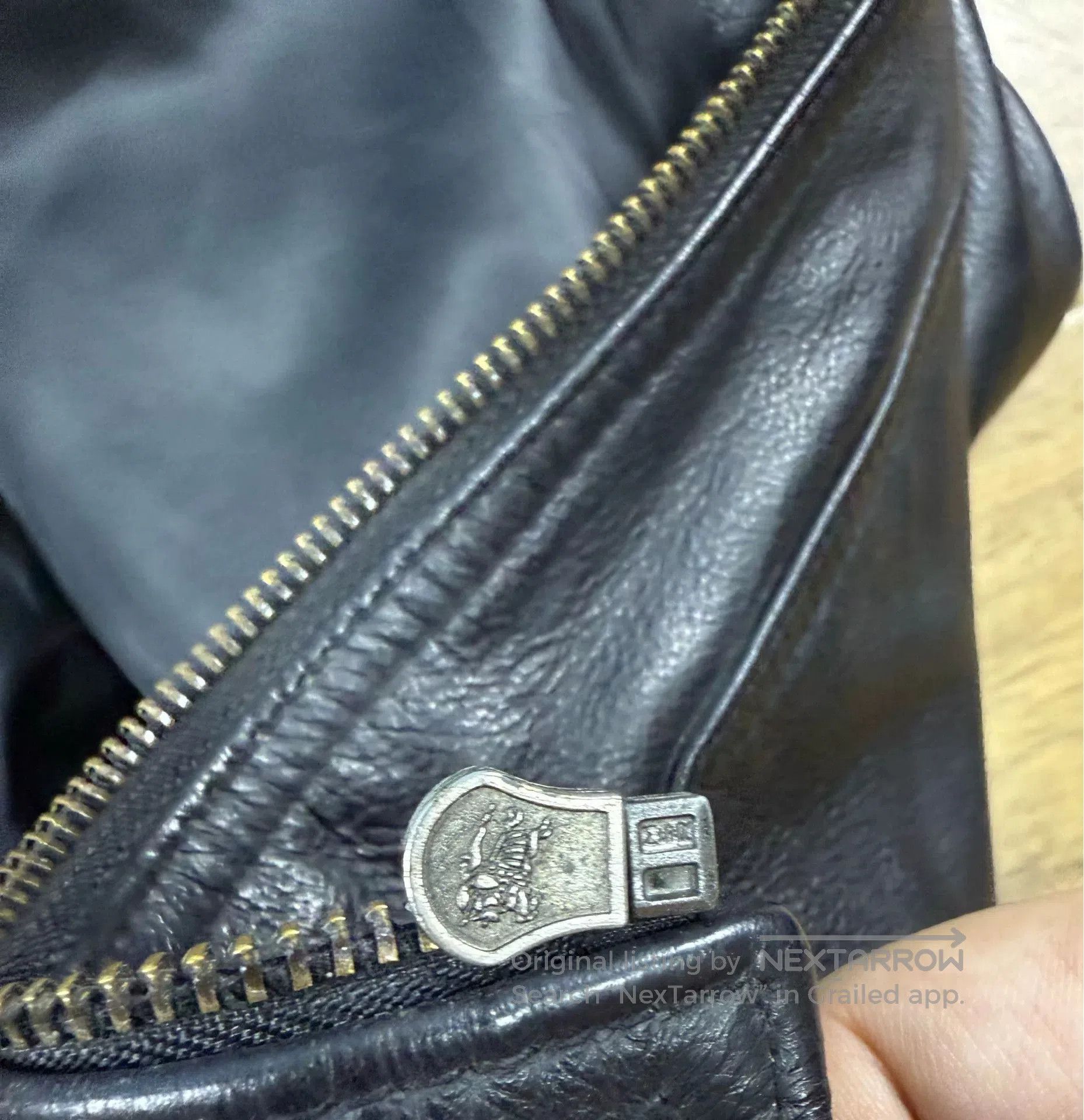 Burberry Burberry Men's Black Leather Flight Jacket. Size US S / EU 44-46 / 1 - 8 Thumbnail