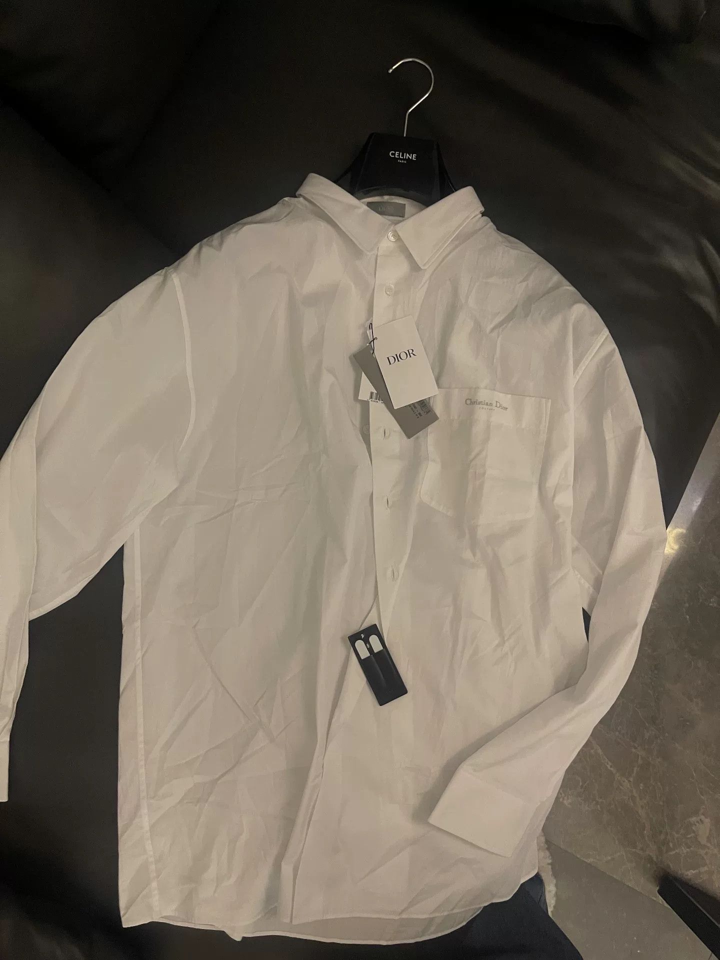 Dior brand Dior white men’s shirt Size US M / EU 48-50 / 2 - 1 Thumbnail