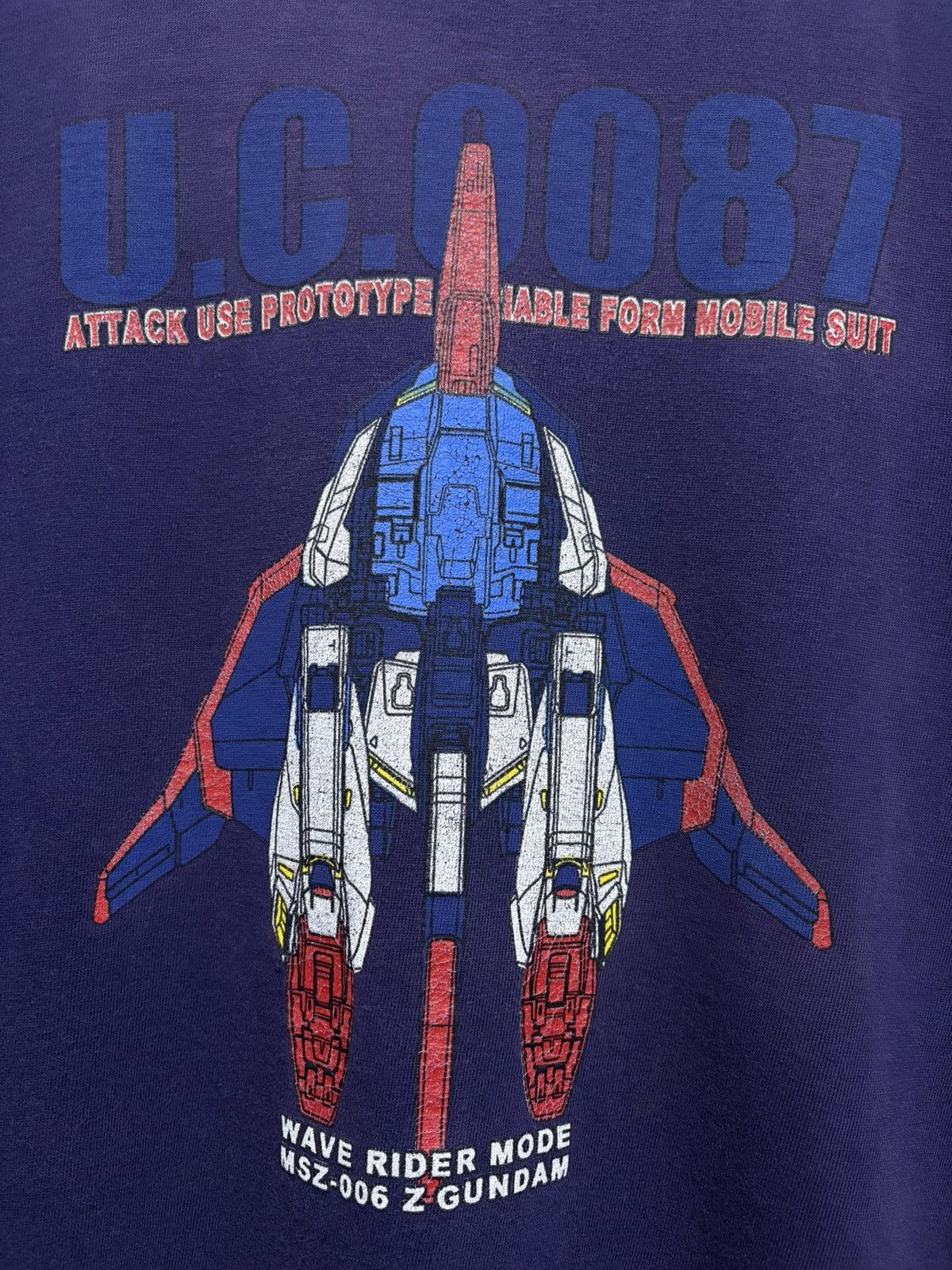 Japanese Brand Vintage 90's Cospa Anime Mobile Suit Zeta Gundam T-Shirt Size US M / EU 48-50 / 2 - 5 Thumbnail